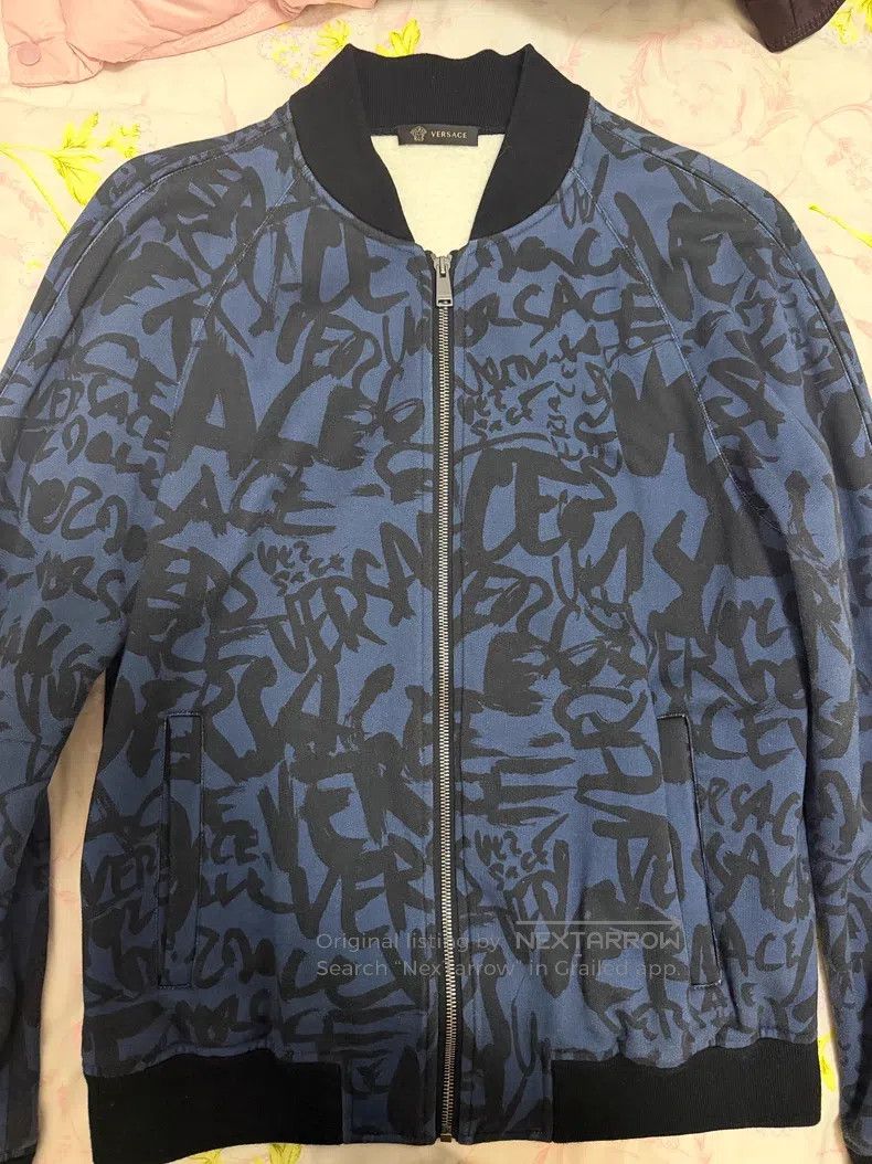 Versace Thin velvet jacket sweatshirt