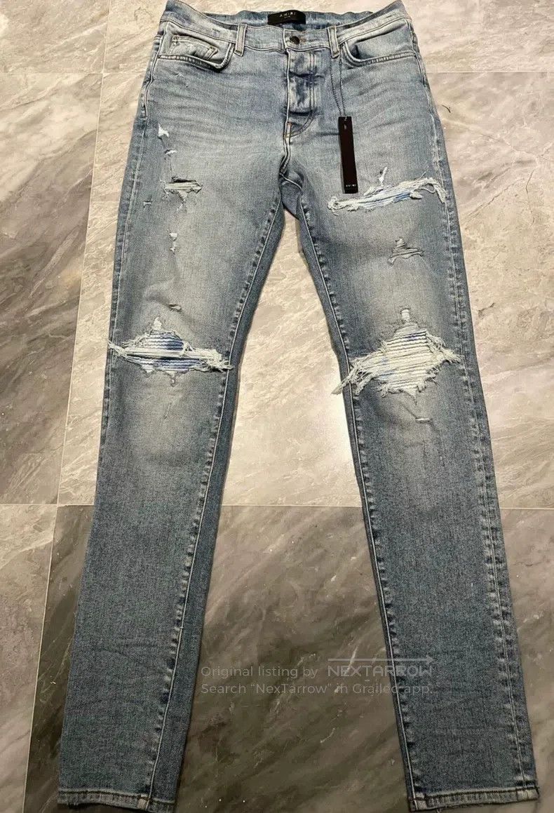 Amiri Amiri Size 33 Classic art-inspired multi-element rendering Size US 33 - 1 Thumbnail
