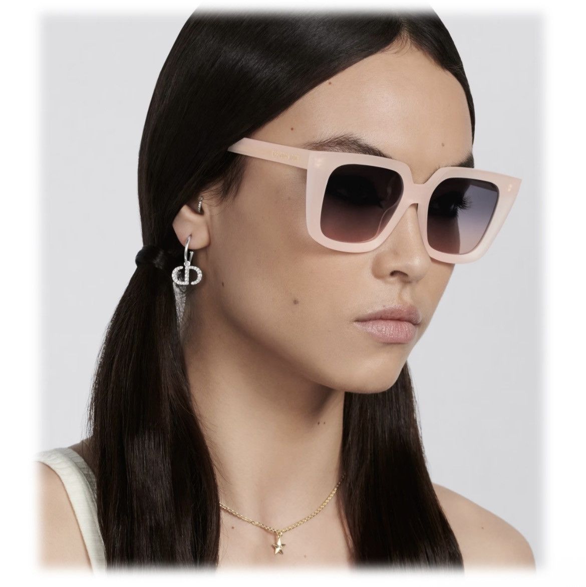 Dior Authentic DIOR DiorMidnight S1I Frosty Pink Sunglasses Size ONE SIZE - 2 Thumbnail
