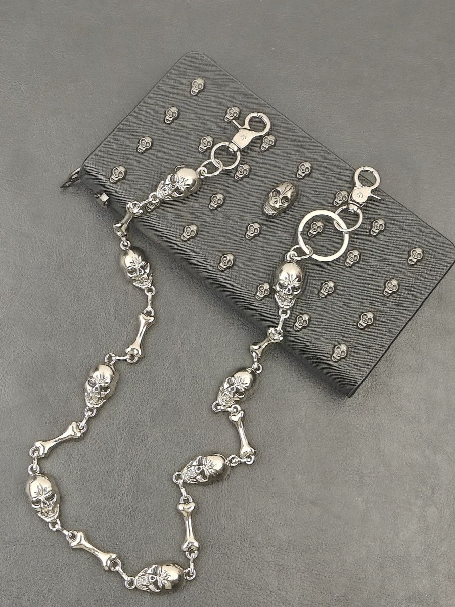 Jewelry Skull Wallet chain Size ONE SIZE - 6 Thumbnail