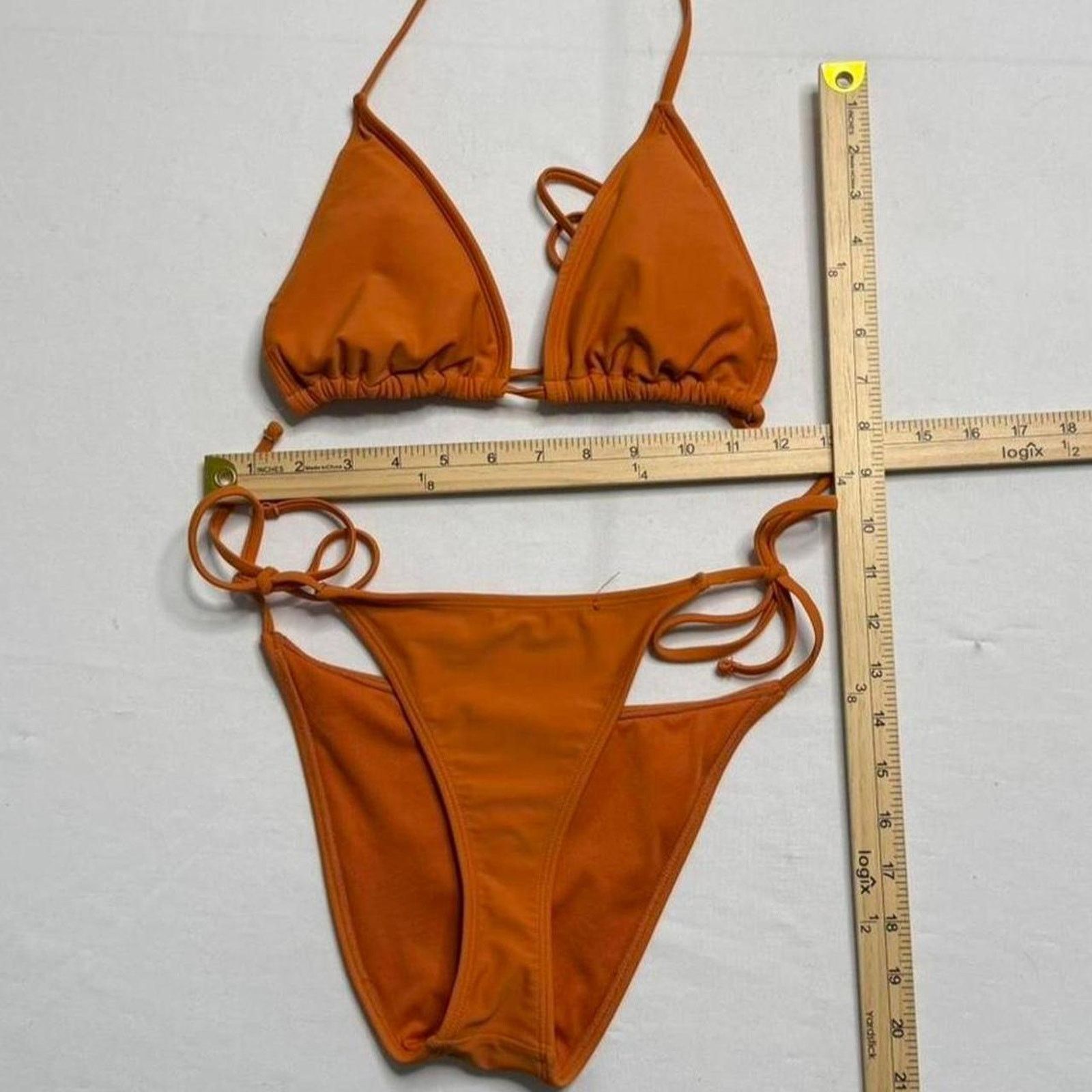 Other Orange Bikini Two Piece Set Womens Size Medium Size M / US 6-8 / IT 42-44 - 4 Thumbnail