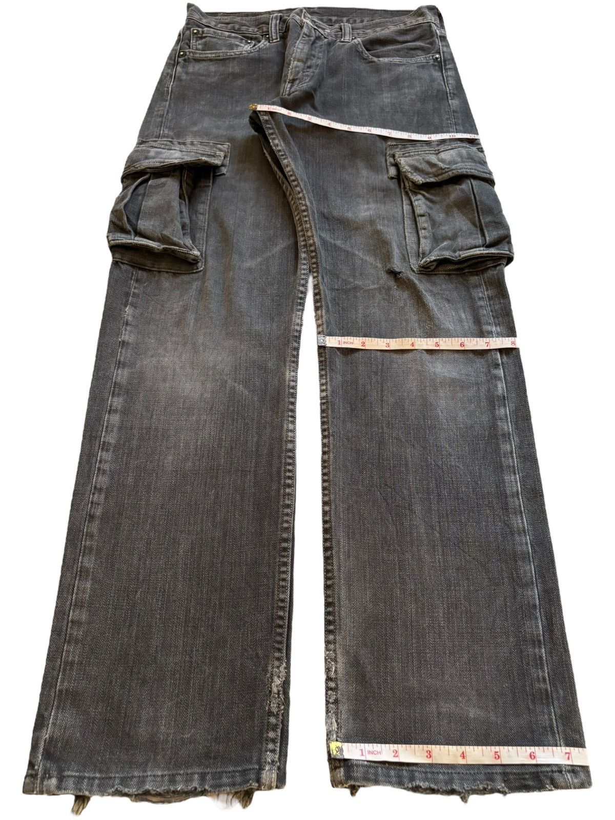 Levi's × Levi's Vintage Clothing Vintage 90s Levis 505 Cargo Faded Wash Distressed Jeans Size US 29 - 14 Thumbnail