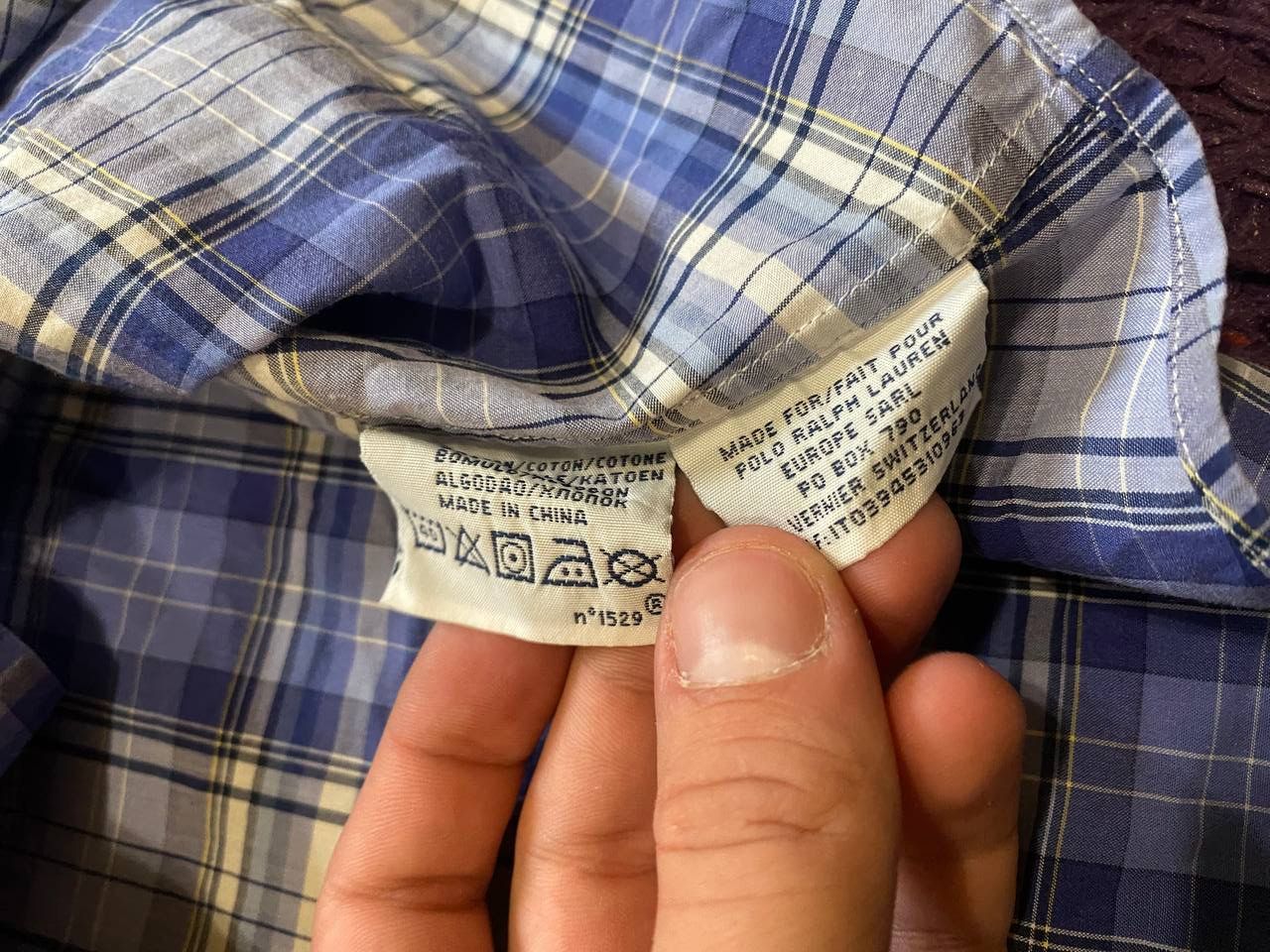 Polo Ralph Lauren Polo Ralph Lauren Custom Fit Checkered Button Up Shirt Size US L / EU 52-54 / 3 - 4 Thumbnail