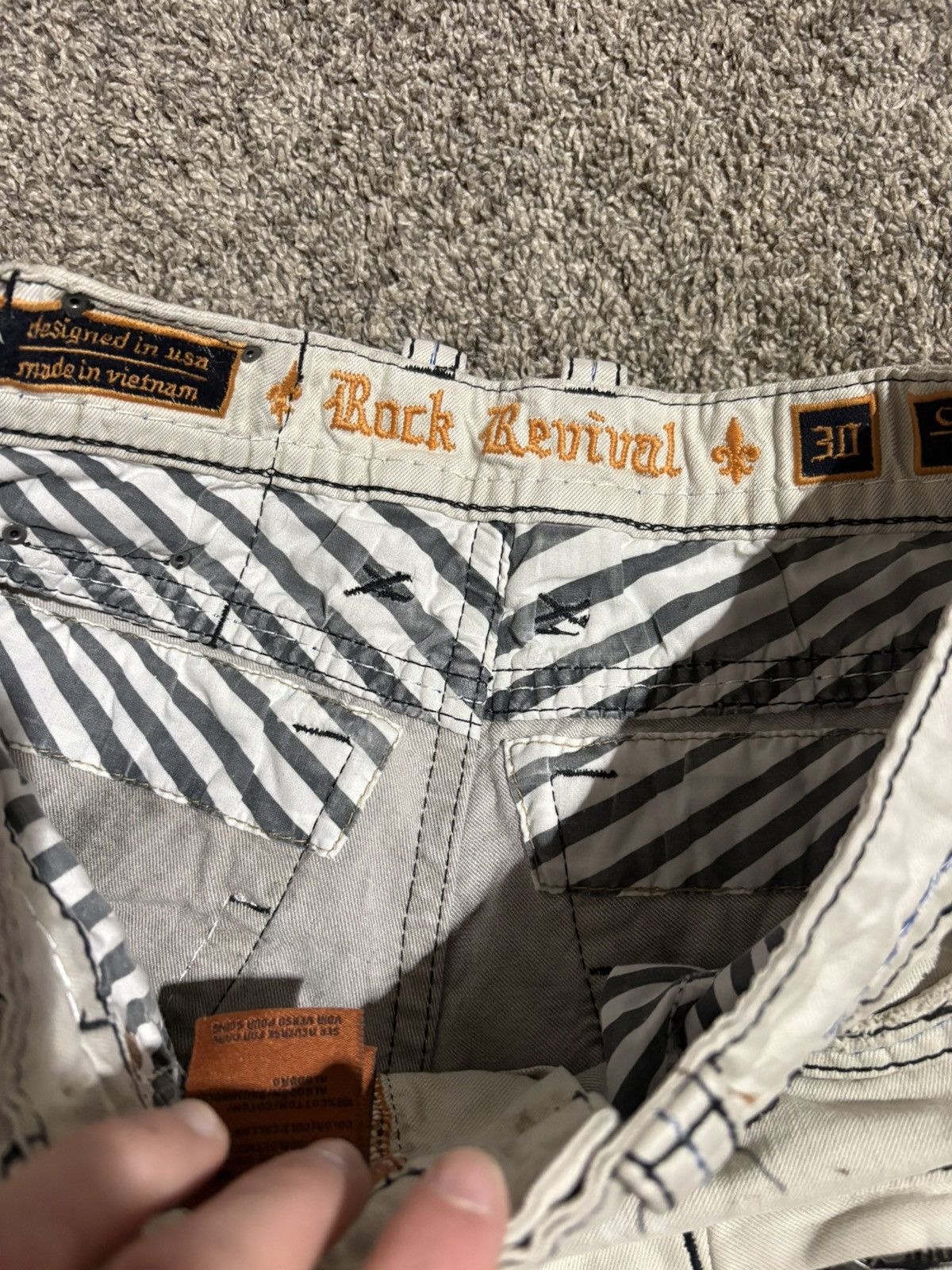 Rock Revival Rock revival stained style pants Size US 30 / EU 46 - 4 Thumbnail