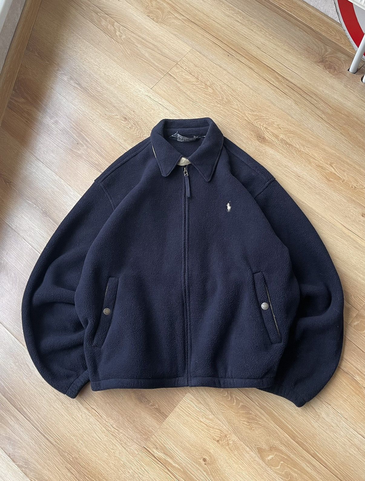 Polo Ralph Lauren 90s Polo Ralph Lauren Zip Up Fleece Jacket Size US XL / EU 56 / 4 - 3 Thumbnail