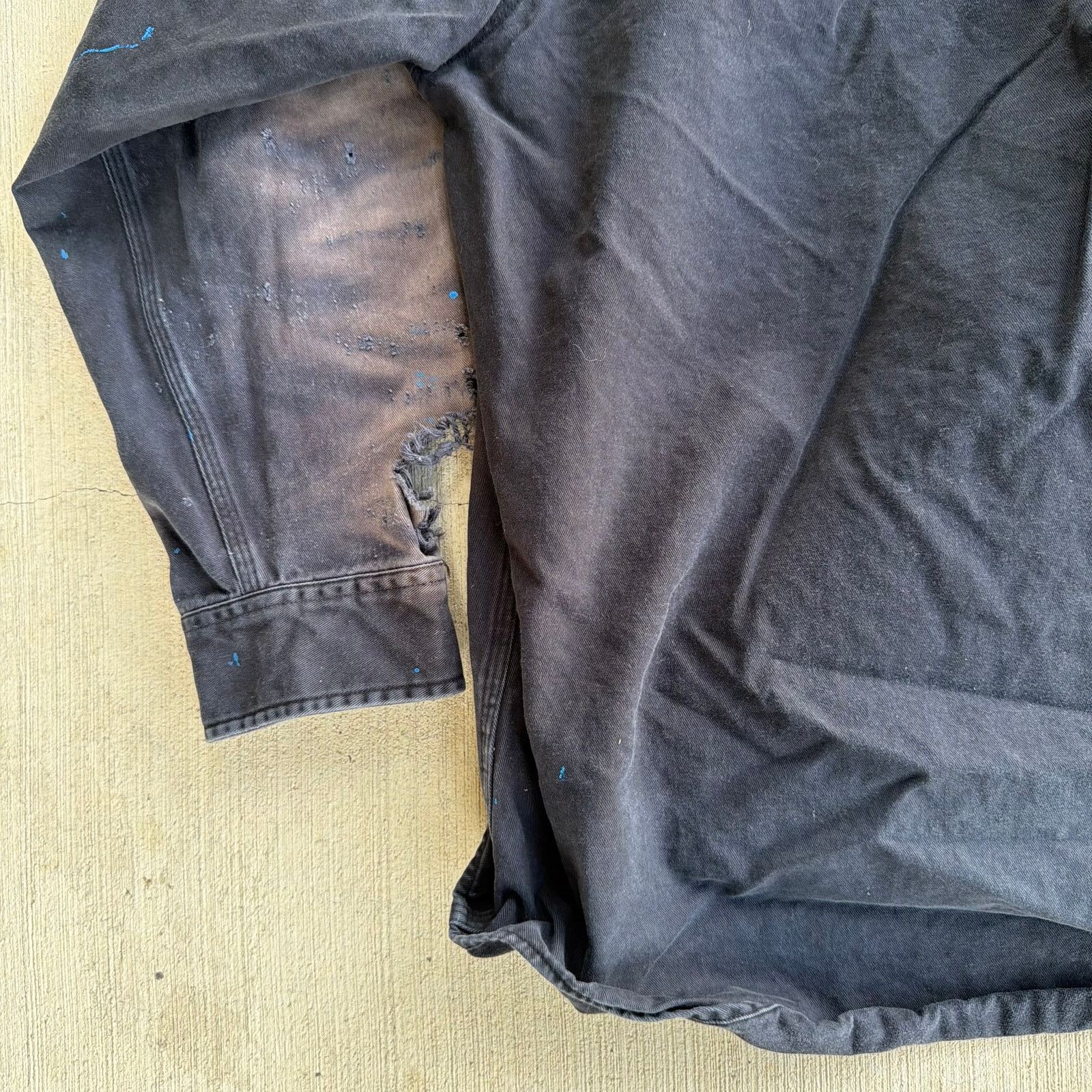 Carhartt × Vintage Carhartt button up faded black work wear shirt Size US XXL / EU 58 / 5 - 6 Thumbnail