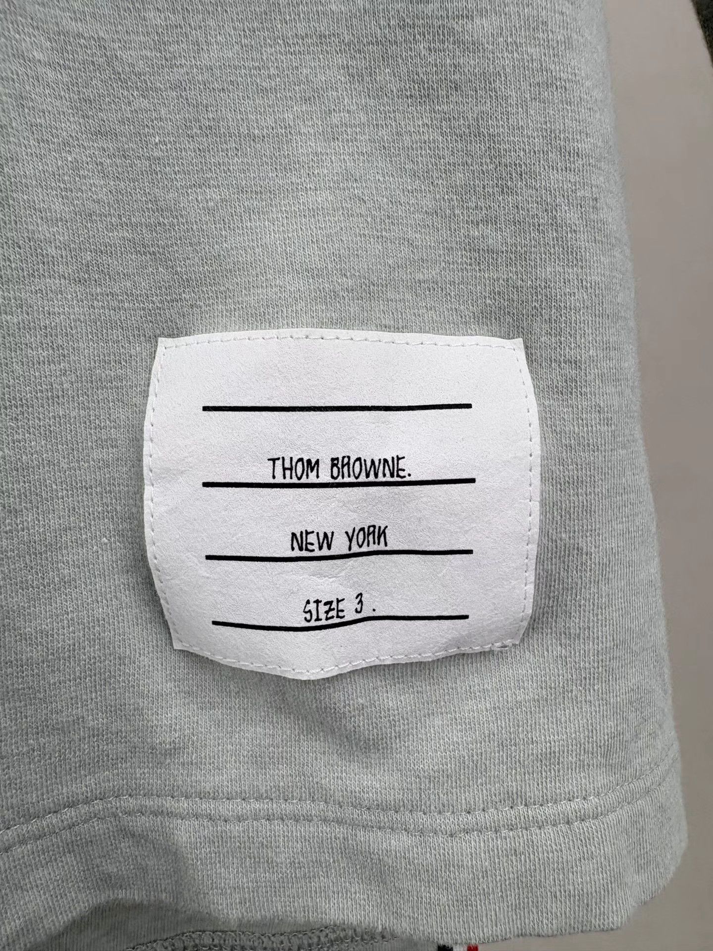 Thom Browne THOM BROWNE Mock Neck Long Sleeve T-Shirt Size US L / EU 52-54 / 3 - 3 Thumbnail