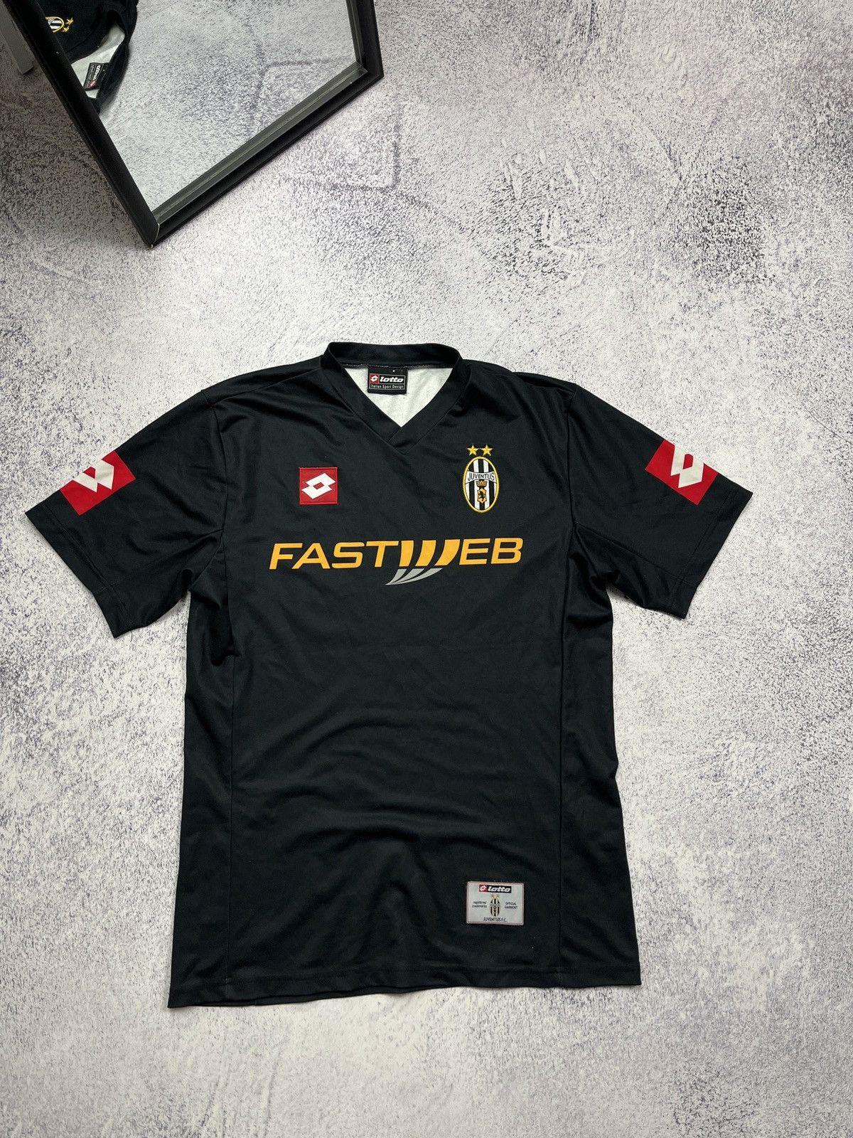 Lotto Sport Vintage Juventus 2001/02 Away Soccer Jersey Nedved #11 Rare Size US S / EU 44-46 / 1 - 1 Thumbnail
