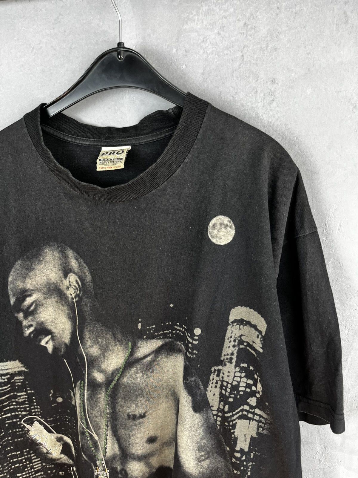 Rap Tees Vtg 2Pac T-Shirt SizexxxlTall Black Y2K Tupac Shakur Hip Hop Size US XXL / EU 58 / 5 - 4 Thumbnail
