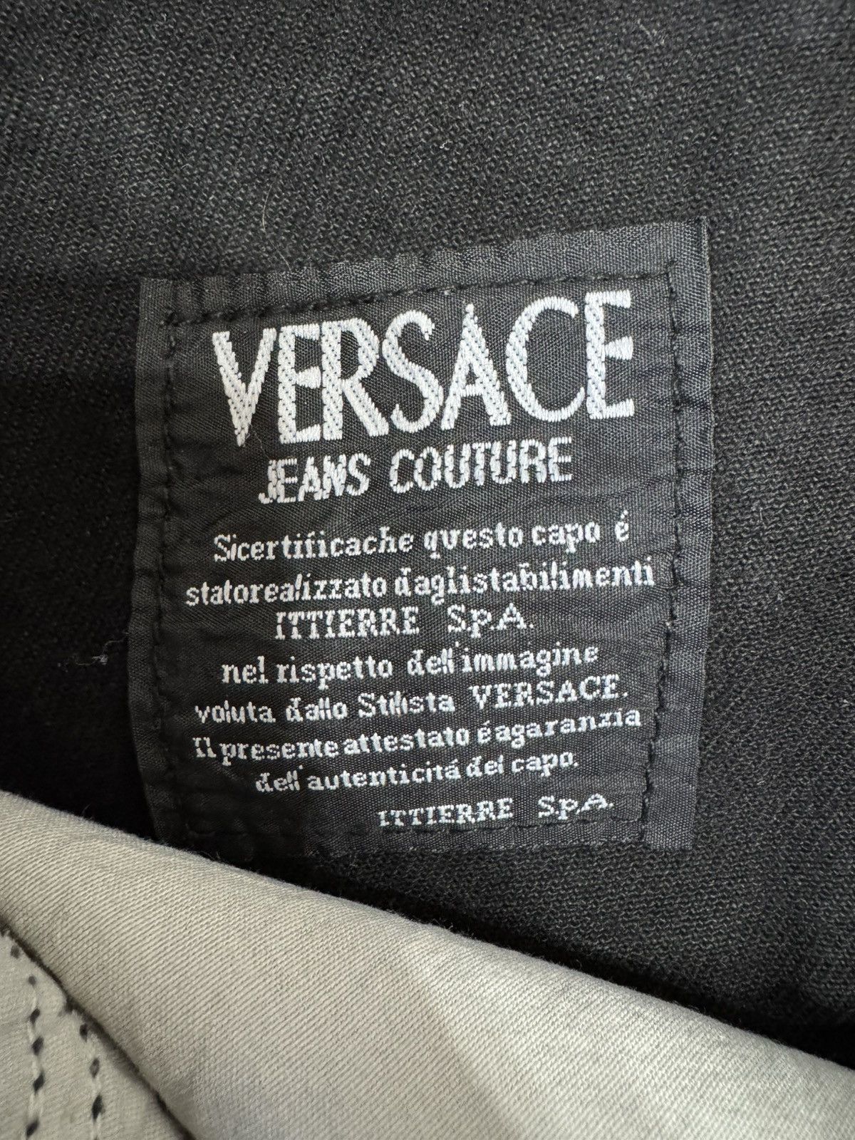 Versace Versace Jeans Couture Vintage 90S Big Logo Cowboy Jeans 30 Size US 30 / EU 46 - 14 Thumbnail