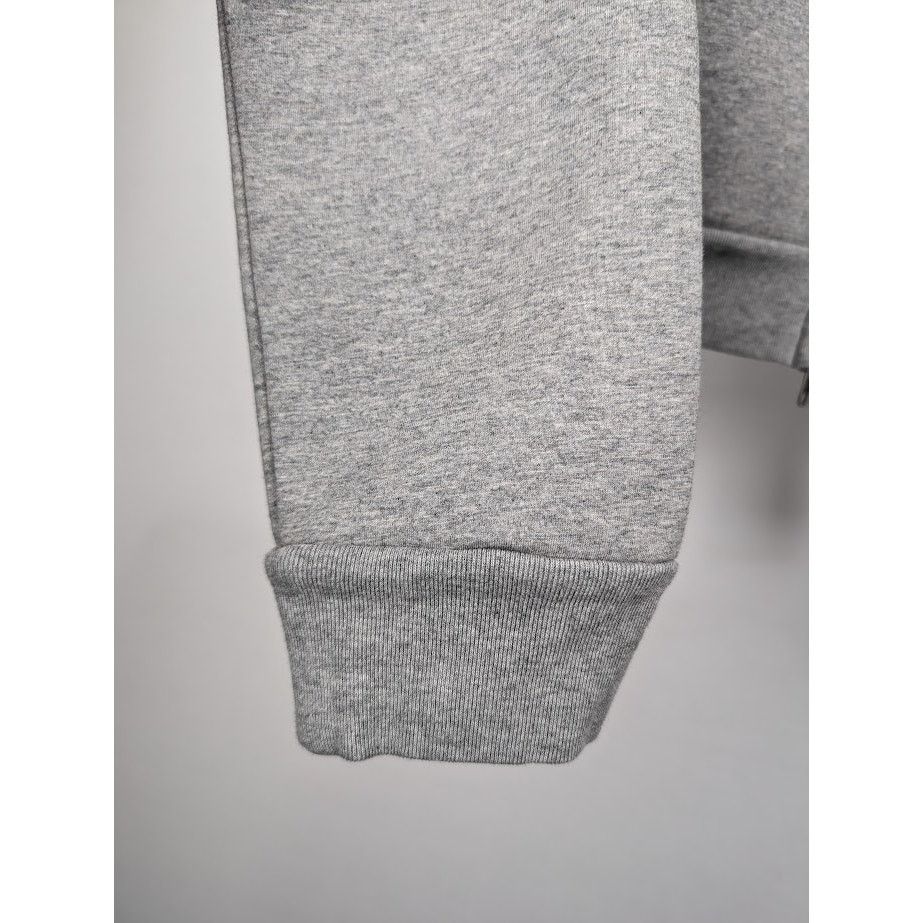 Balenciaga o1rshd1 Fitted Zip Up Hoodie in Heather Grey Size US XL / EU 56 / 4 - 7 Thumbnail