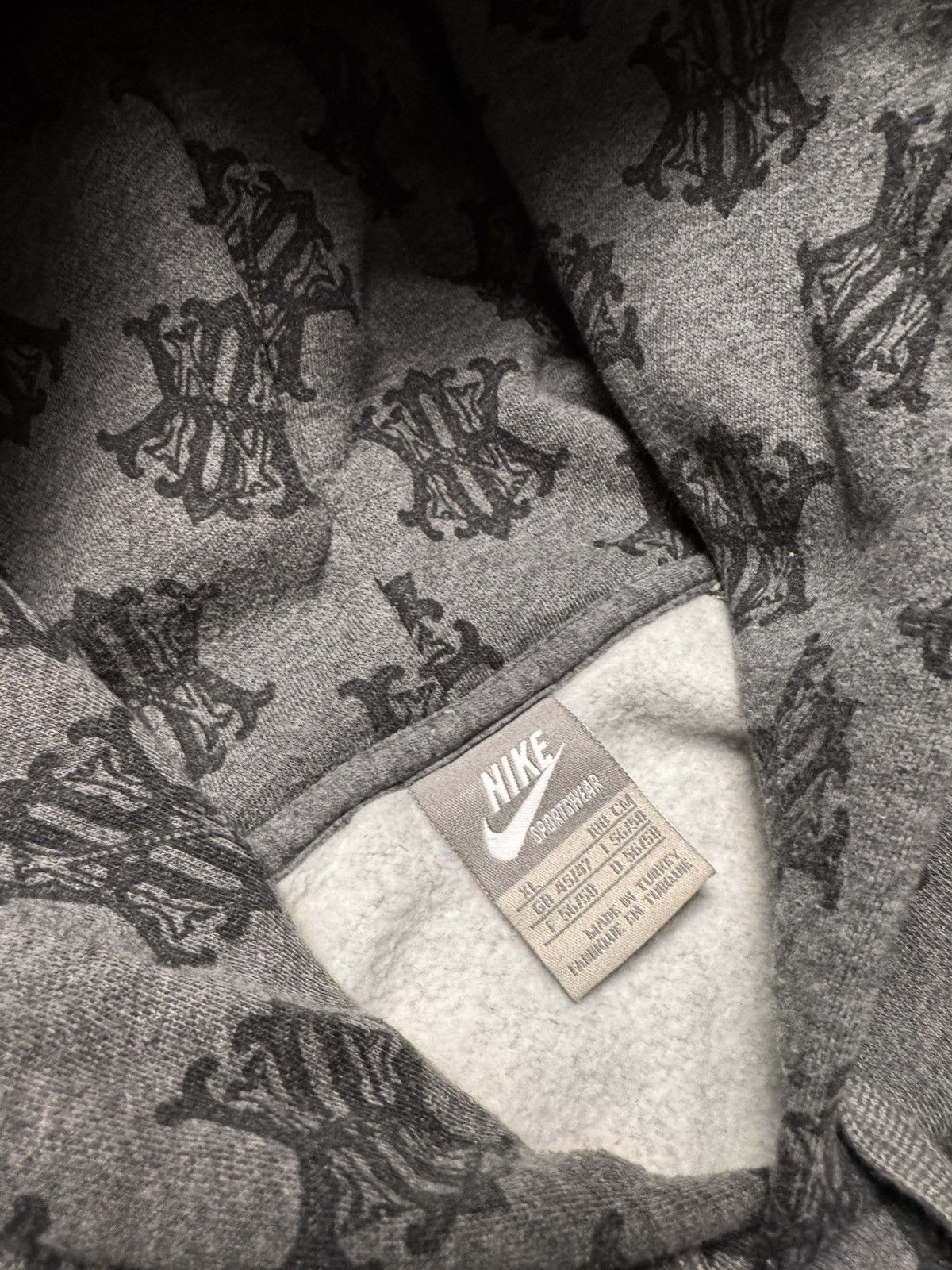 Nike × Vintage NIKE x NY VINTAGE CENTER LOGO OVERSIZE BOXY HOODIE Size US XL / EU 56 / 4 - 5 Thumbnail