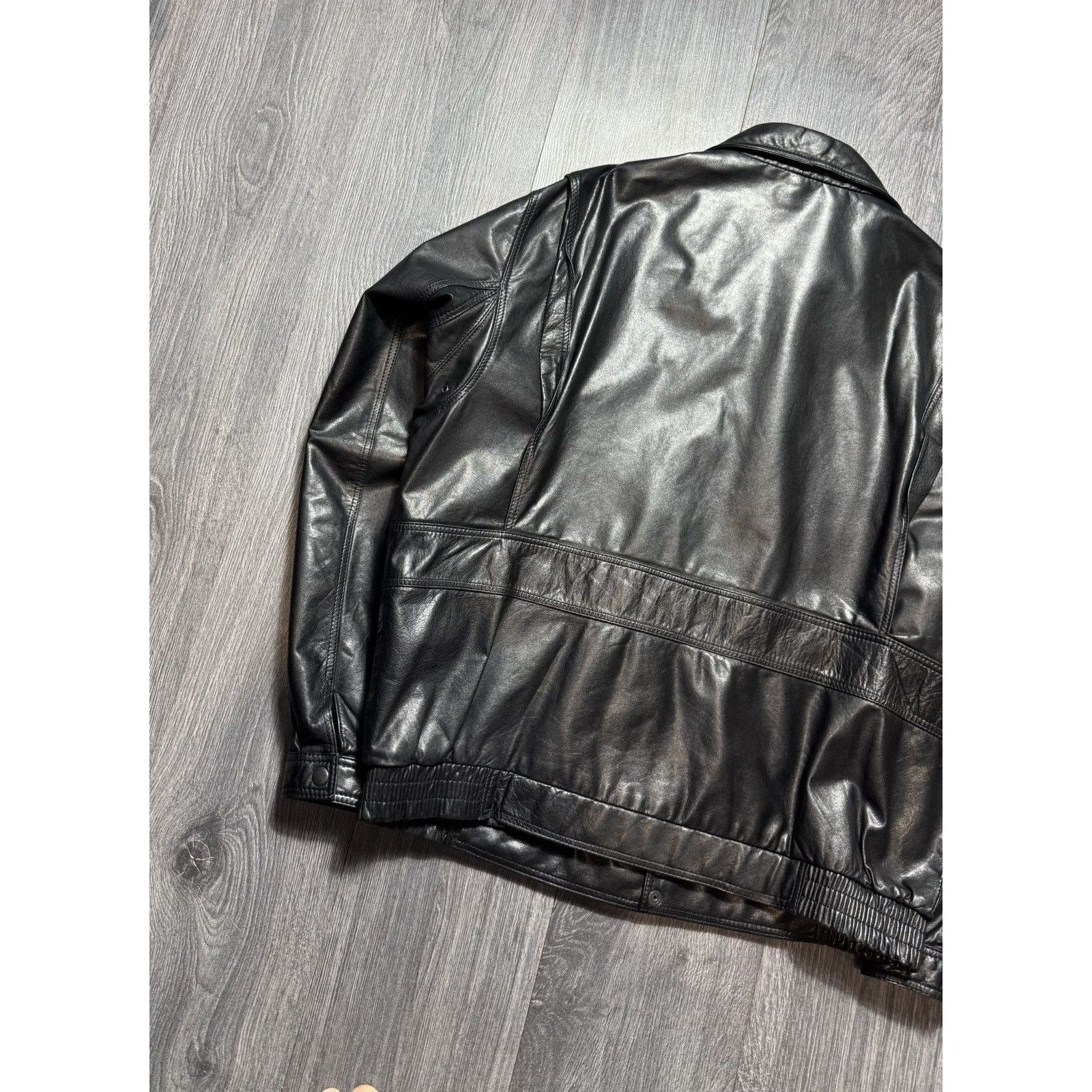 Vintage 90s Vintage Leather Aviator Pilot Leather Jacket Size US L / EU 52-54 / 3 - 8 Thumbnail