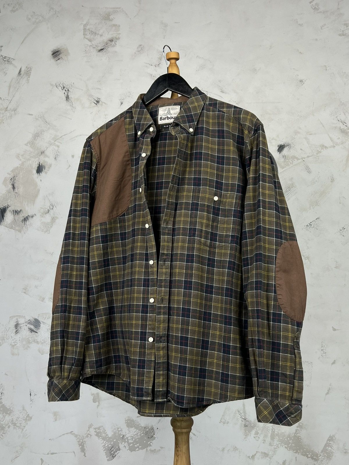 Barbour Vintage Barbour Button Shirt Size M - L Size US M / EU 48-50 / 2 - 1 Thumbnail