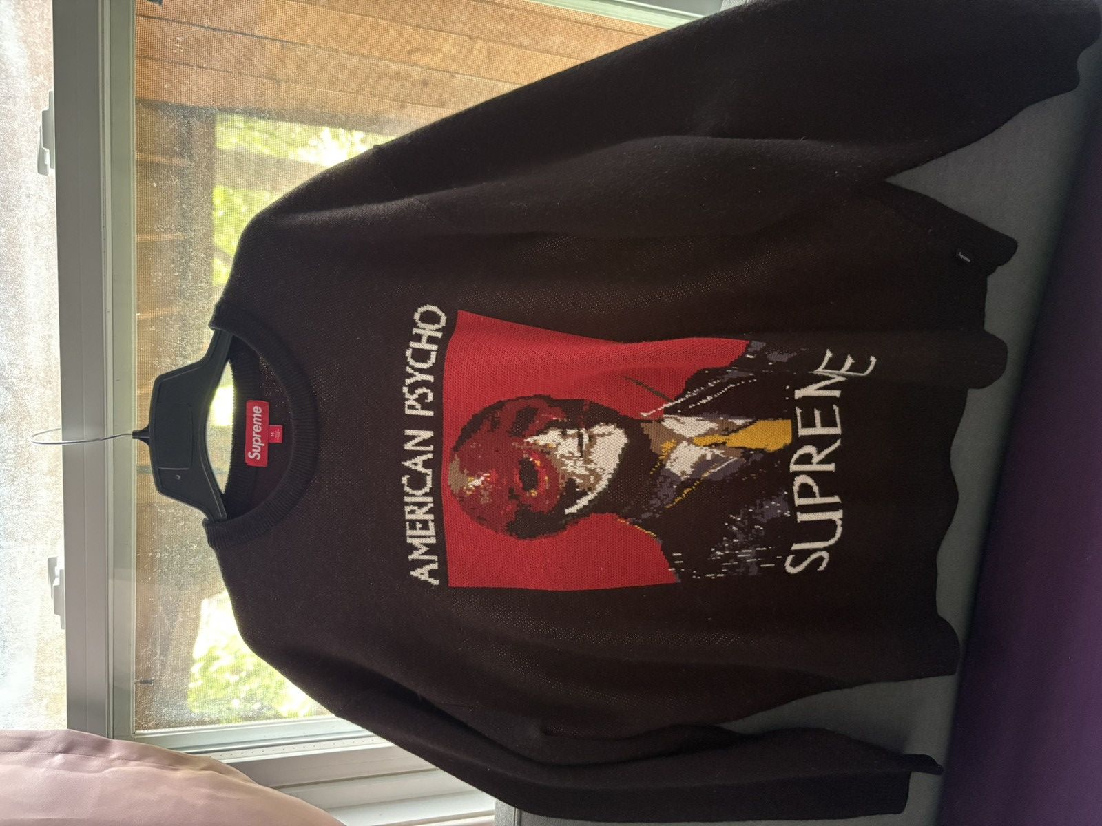 Supreme Supreme ‘American Psycho’ Crewneck FW23 - Black Size US M / EU 48-50 / 2 - 1 Thumbnail