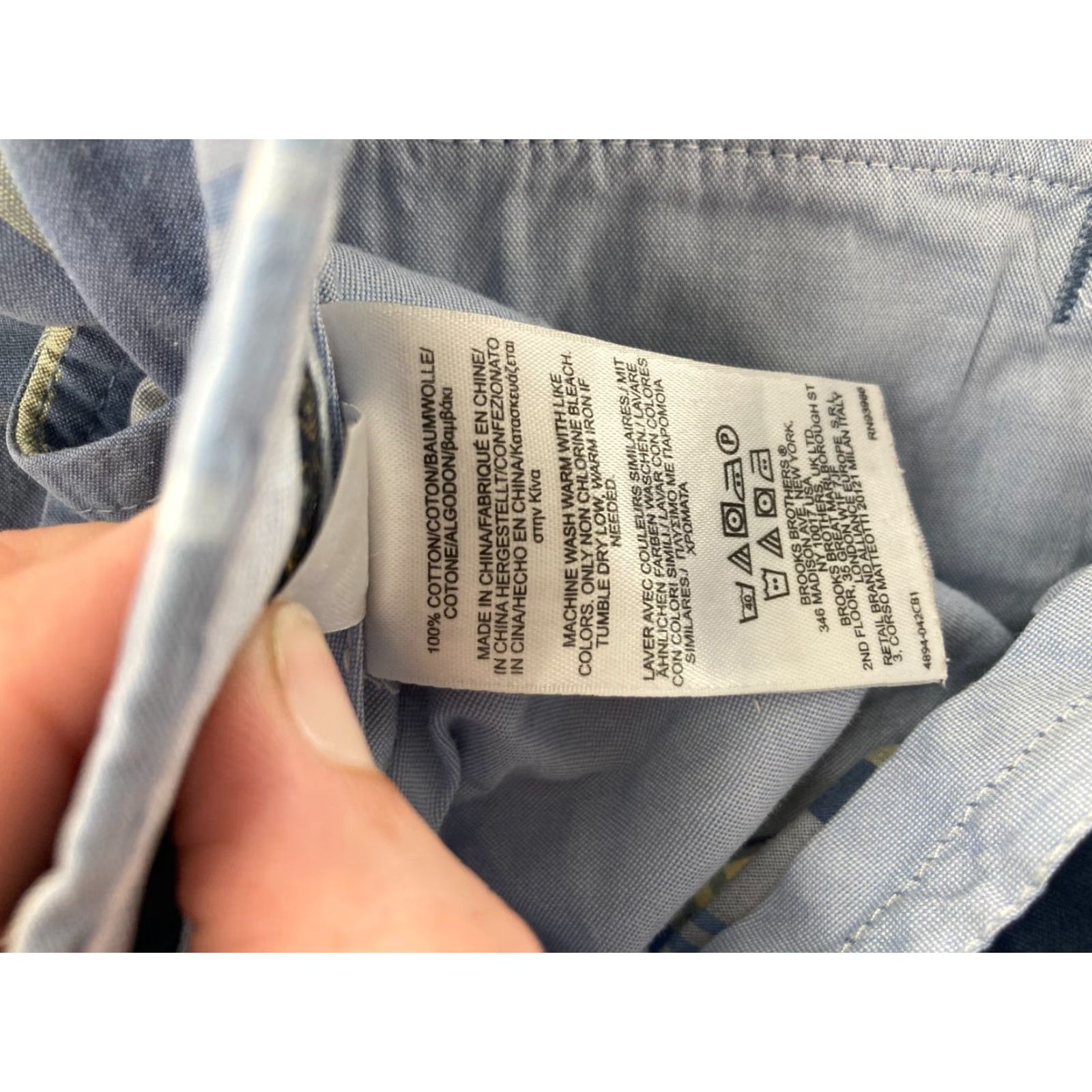 Brooks Brothers Brooks Brothers Shorts Mens 32 Plaid Chino Casual Cotton Stretch Size US 32 / EU 48 - 4 Thumbnail