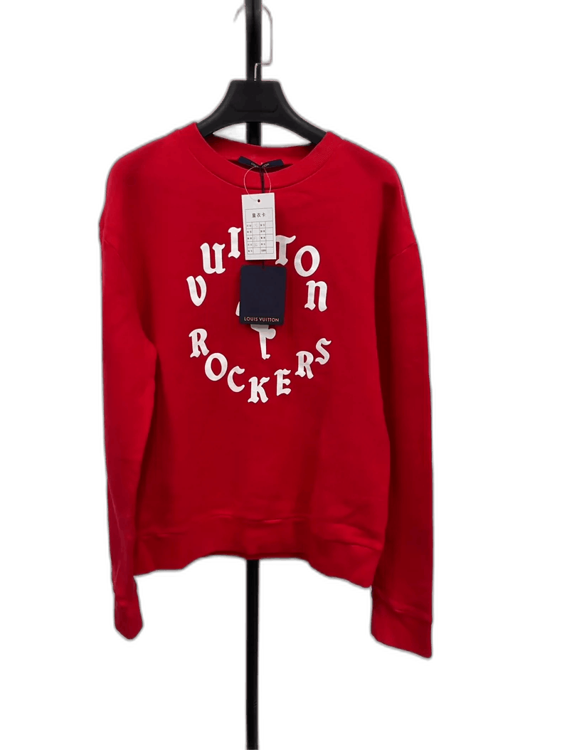 Louis Vuitton LOUIS VUITTON SS22 Logo Print Long Sleeve Sweatshirt Size US S / EU 44-46 / 1 - 1 Thumbnail
