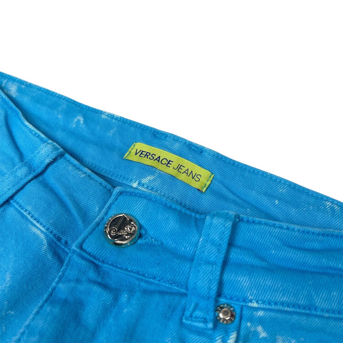 Versace Jeans Couture Versace Jeans Vibrant Blue Skinny Jeans Size 26" / US 2 / IT 38 - 6 Thumbnail