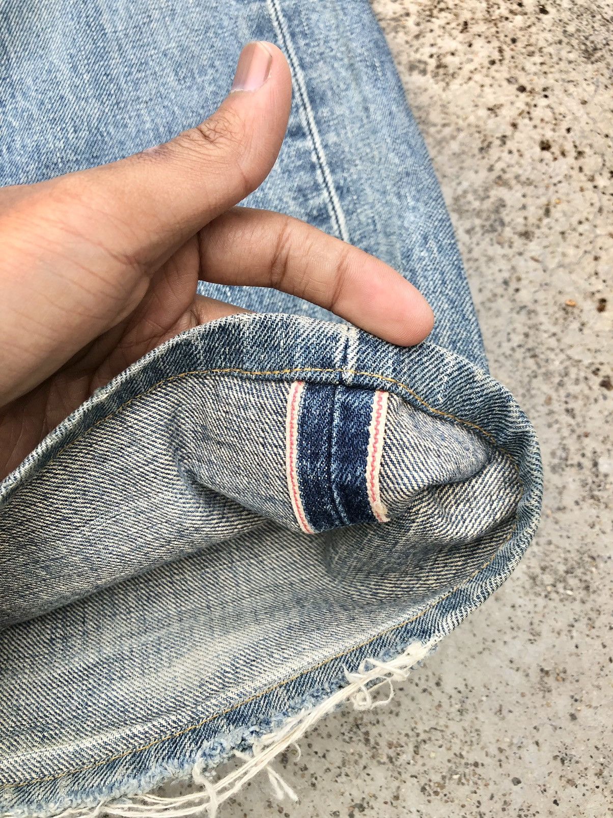 Edwin WIDE LEG VINTAGE EDWIN SELVEDGE DENIM Size US 30 / EU 46 - 3 Thumbnail