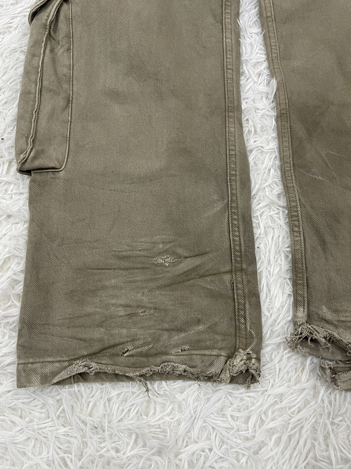 Zara Multi Big Cargo Pockets Zara Baggy Flair Pants Size US 32 / EU 48 - 9 Thumbnail