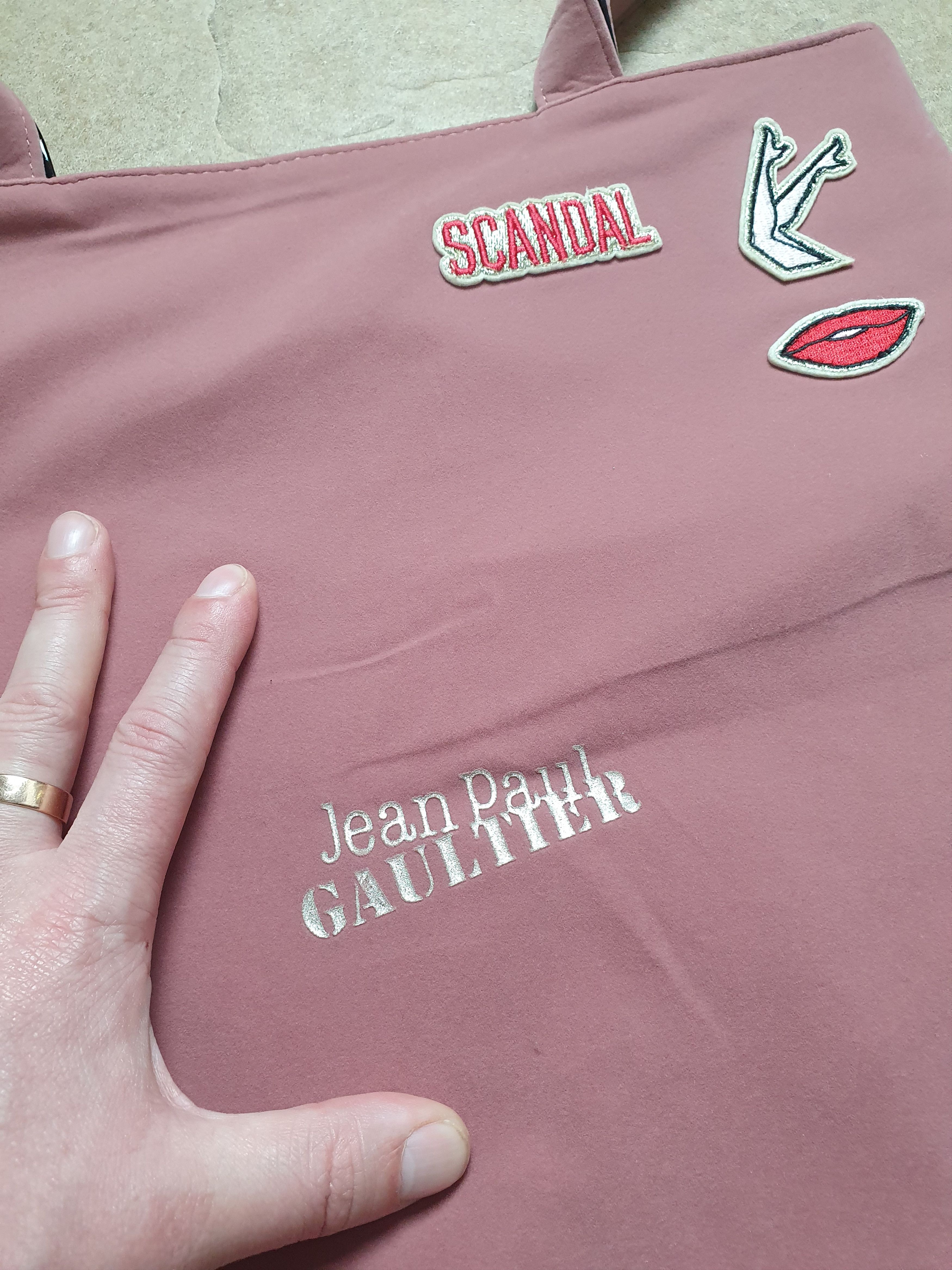 Jean Paul Gaultier Reversible Tote Bag Edition Jean Paul Gaultier Pink Black Size ONE SIZE - 11 Thumbnail