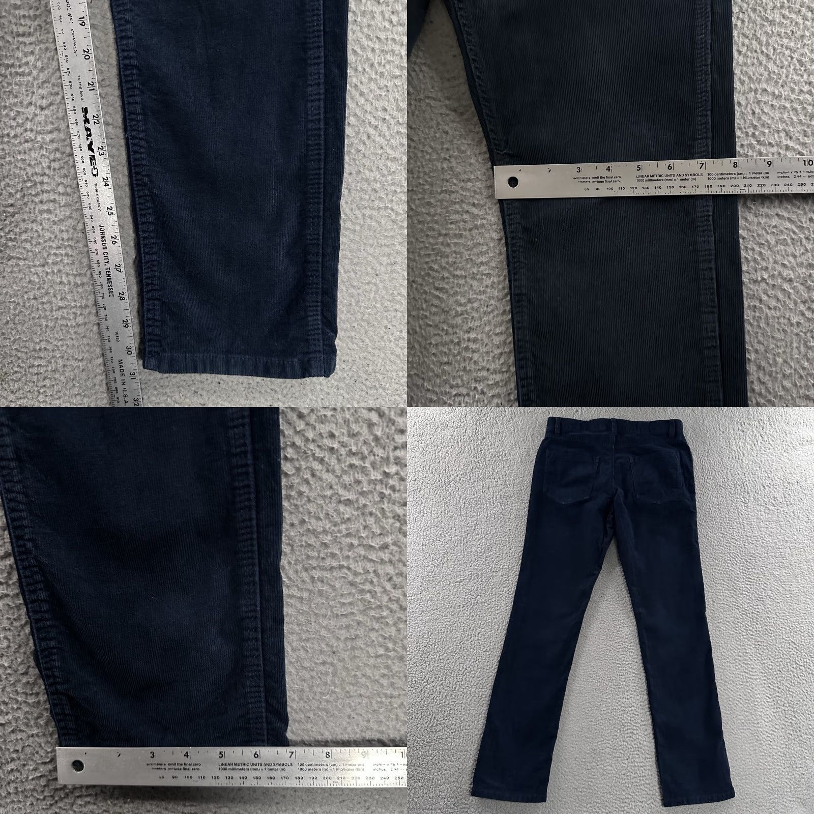 Tommy Hilfiger Tommy Hilfiger Jeans Mens Blue 30x32 Straight Corduroy Cotton Blend Adult Regular Jeans Men Blue Corduroy 30x32 Straight Mens Size US 30 / EU 46 - 8 Thumbnail