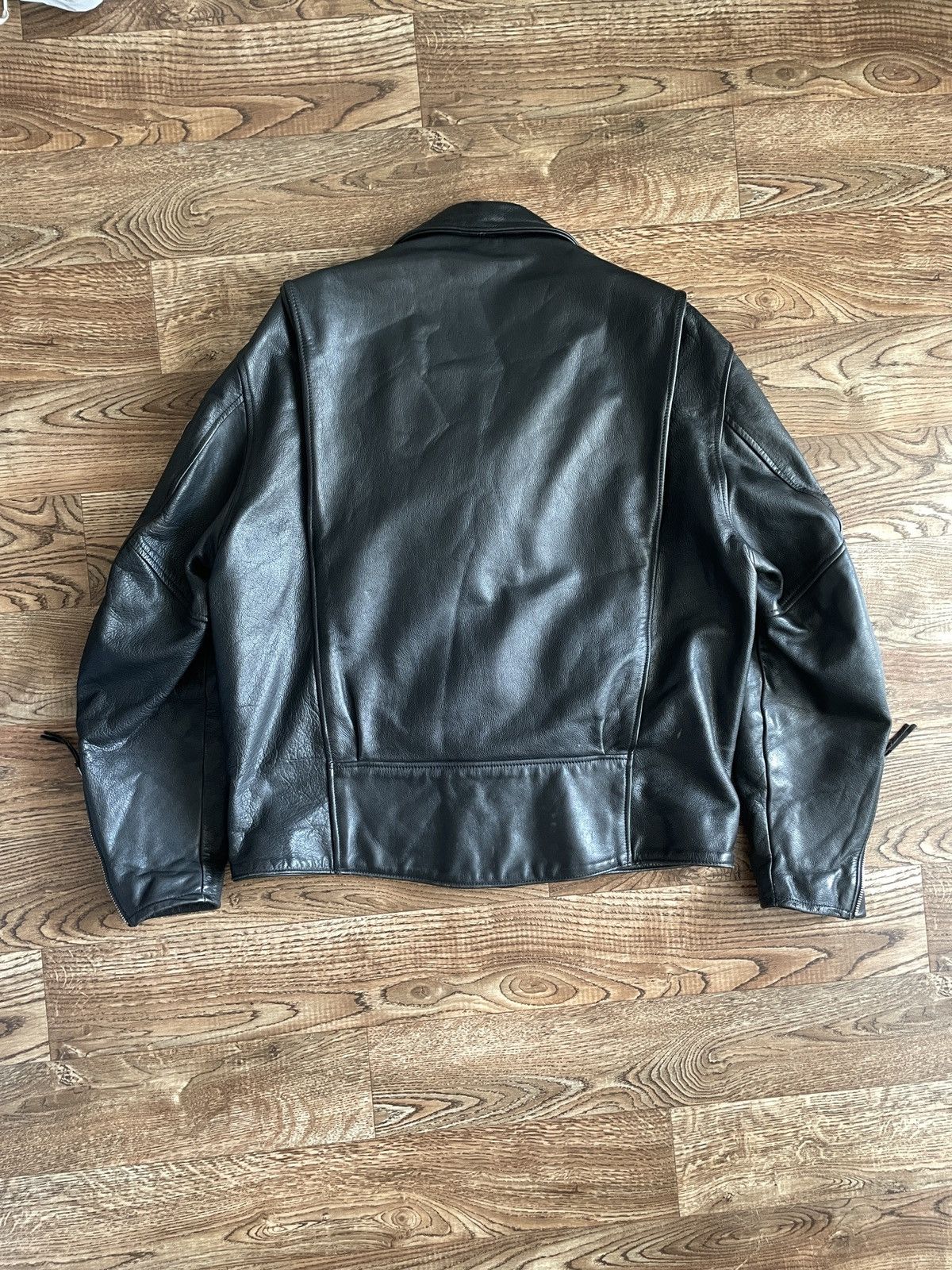 Harley Davidson × Vintage CRAZY HARLEY DAVIDSON LEATHER JACKET Size US XL / EU 56 / 4 - 13 Thumbnail