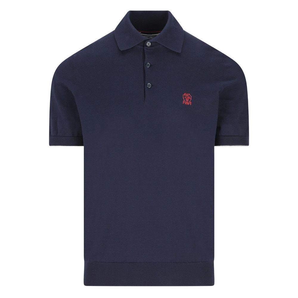 Brunello Cucinelli Brunello Cucinelli BLUE Polo Shirts Size US L / EU 52-54 / 3 - 1 Thumbnail