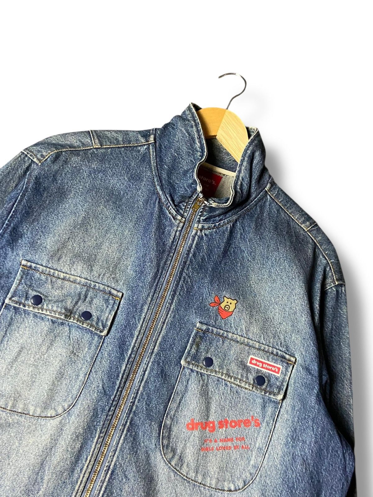 Japanese Brand Drug Store Japanese Brand Denim Jeans Jacket (161) Size US M / EU 48-50 / 2 - 7 Thumbnail