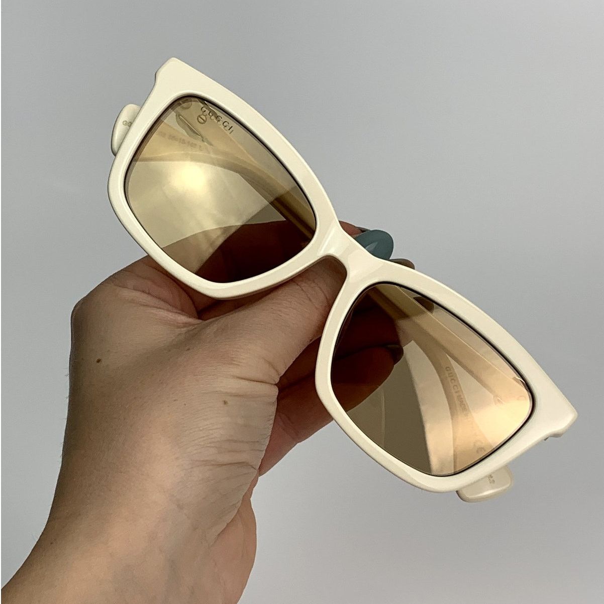 Gucci NEW Gucci Sunglasses GG1596SK 002 Ivory/Nude Flash Authentic Size ONE SIZE - 2 Thumbnail