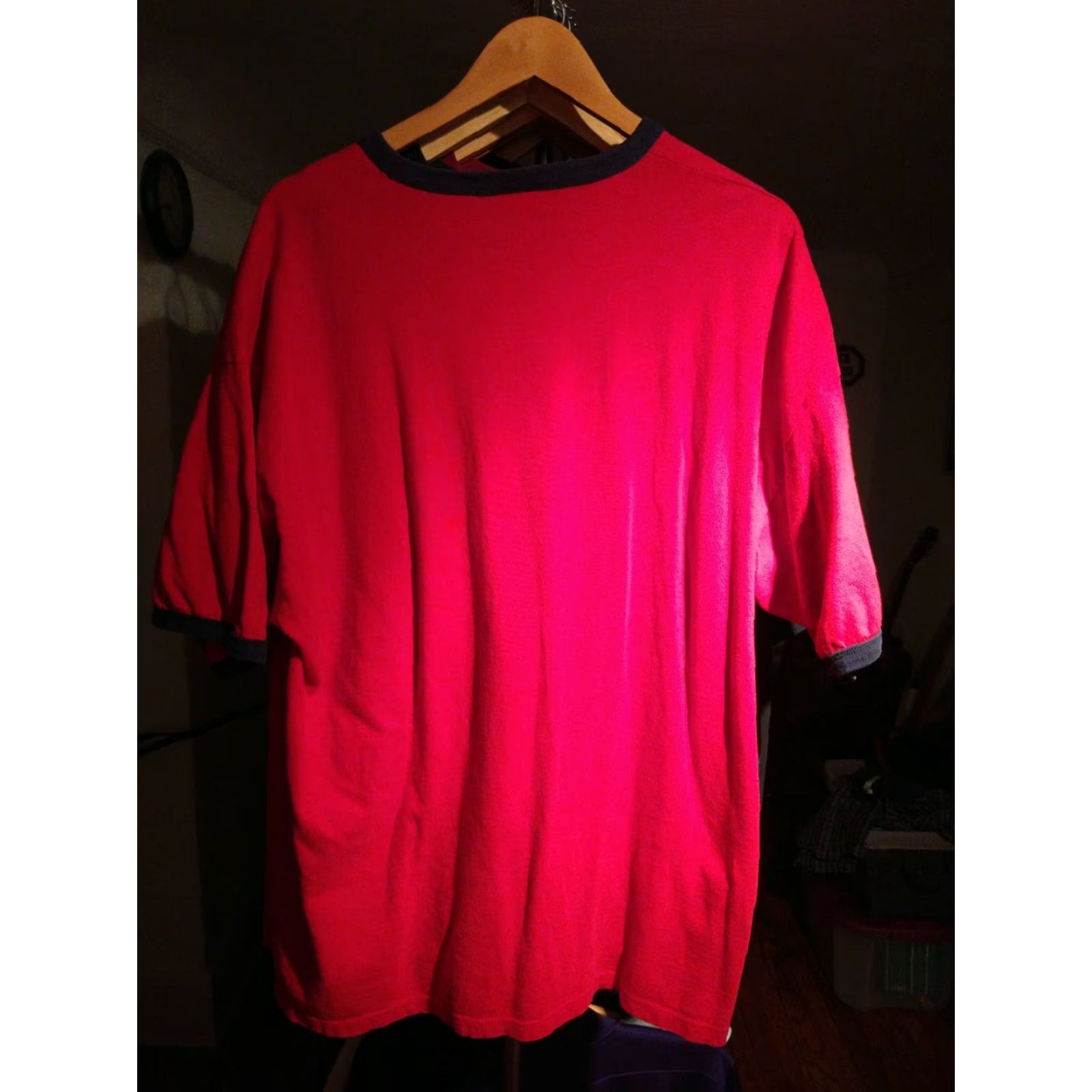 Chaps VINTAGE Chaps Ralph Lauren Made In USA T Shirt 2XL Grail Red Short Sleeve Graphic Tee Mens Size US XXL / EU 58 / 5 - 3 Thumbnail