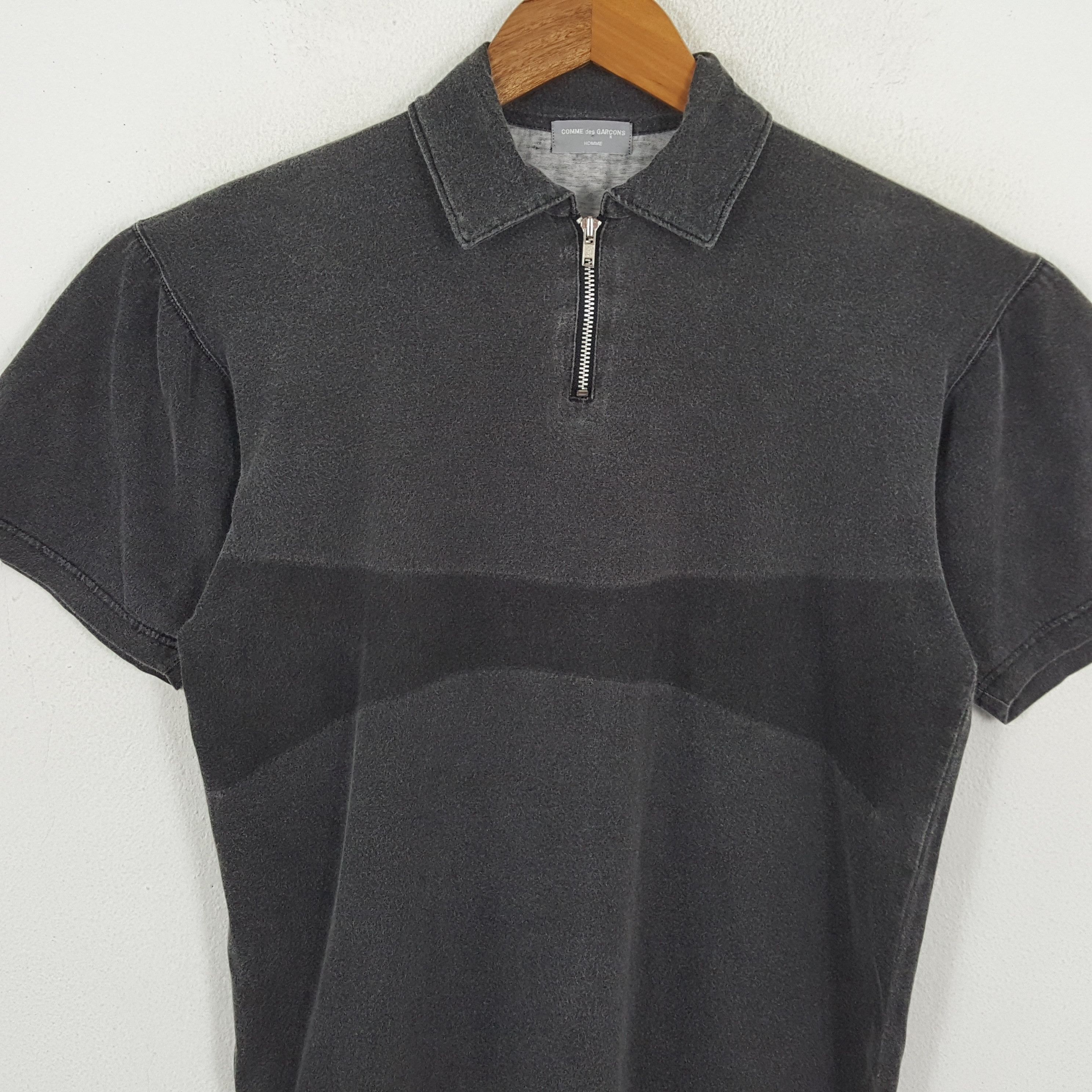 Comme des Garcons Homme × Japanese Brand × Vintage Vintage COMME des GARÇONS HOMME Japanese Brand Polo Shirt Size US M / EU 48-50 / 2 - 2 Thumbnail