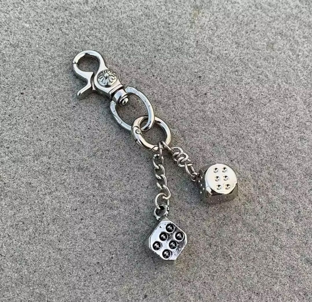 Jewelry Keychain Dice Pendant Size ONE SIZE - 2 Thumbnail