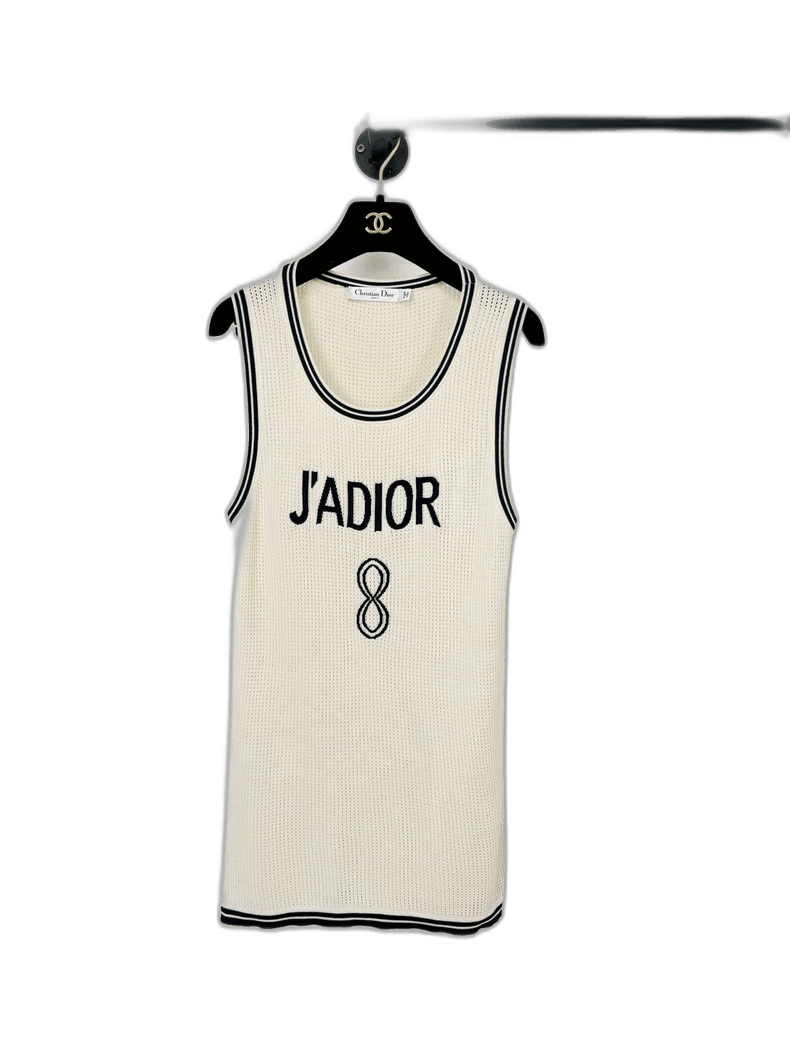 Dior Dior Knitted Vest with J'ADIOR Embroidery Size S / US 4 / IT 40 - 1 Thumbnail