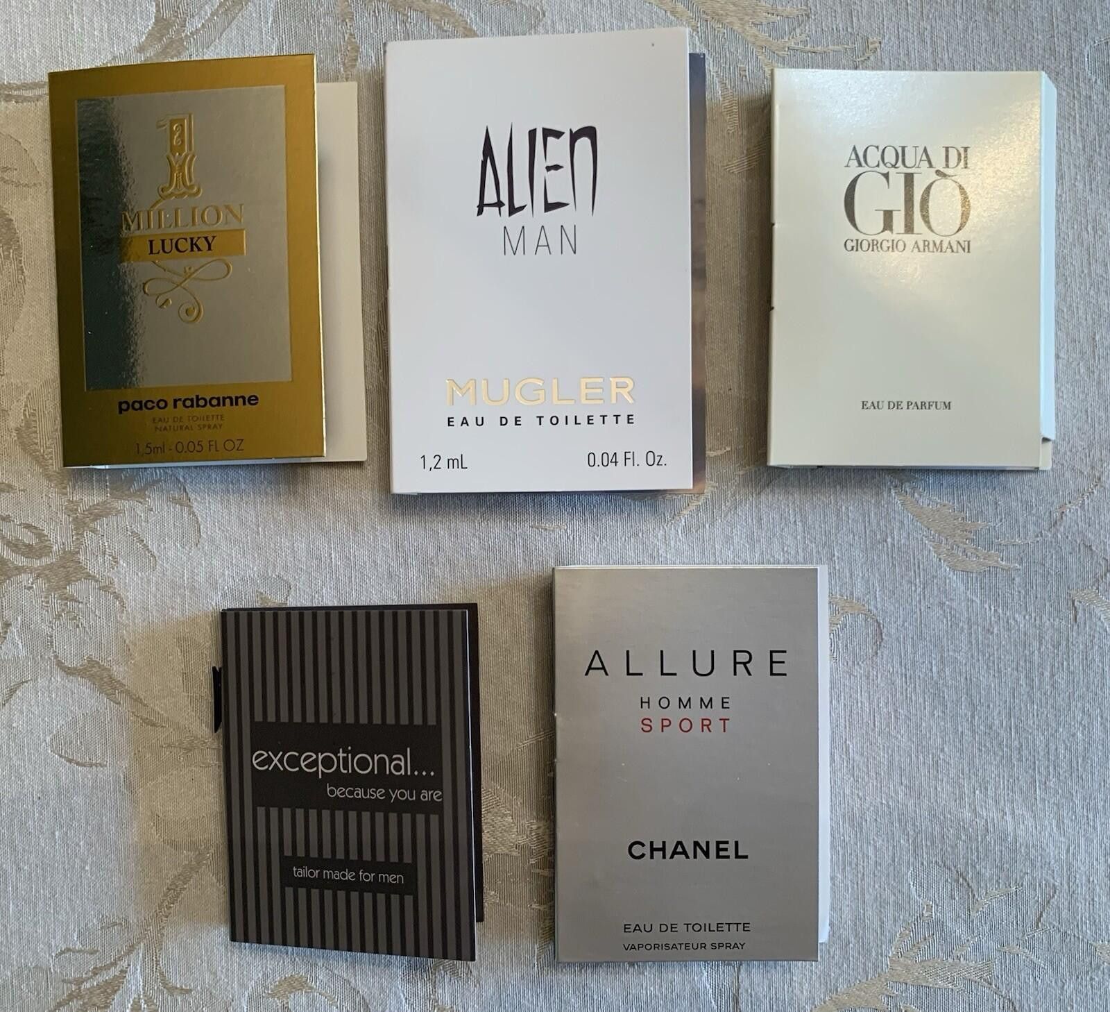 Other 5 Carded Vials for men designer perfume no duplicates Alien, Size ONE SIZE - 1 Thumbnail