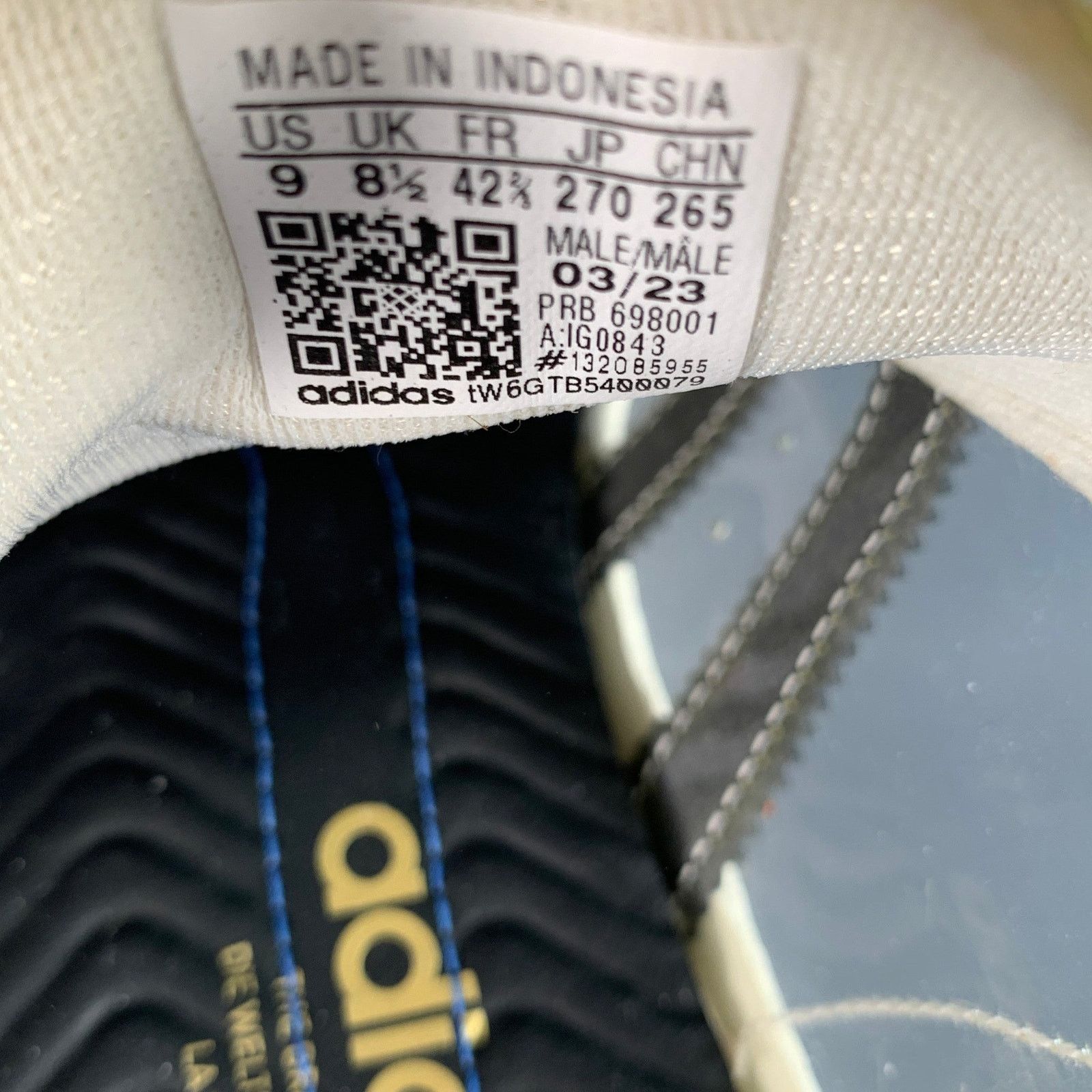 Adidas ADIDAS Size 9 White Black See-Through Acetate Ankle Sneakers Size US 9 / EU 42 - 7 Thumbnail