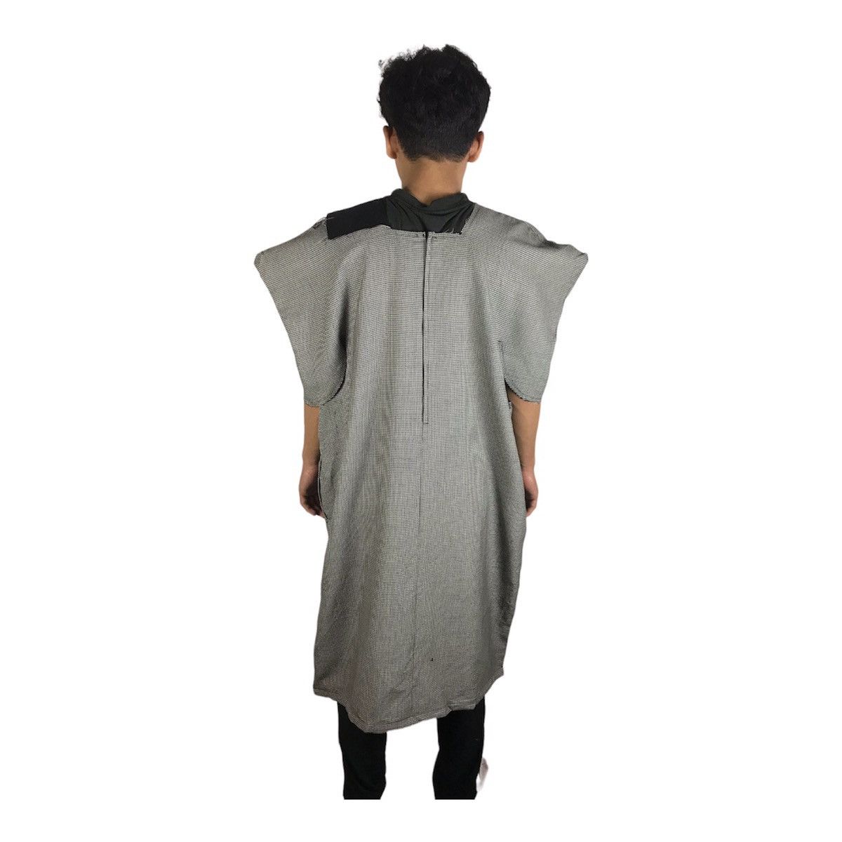 Comme des Garcons AD2013 Comme des Garçons Houndstooth Wool Sculptural Tabard Size S / US 4 / IT 40 - 4 Thumbnail