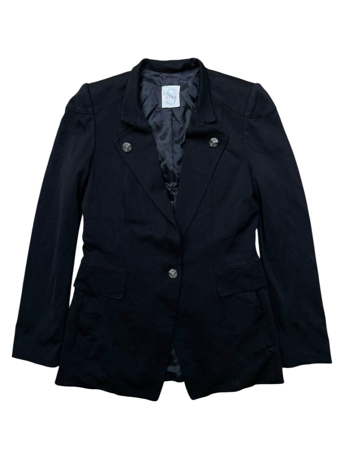 Japanese Brand 2000s S'pink - Black Gothic Blazer vkei style Size US S / EU 44-46 / 1 - 1 Thumbnail