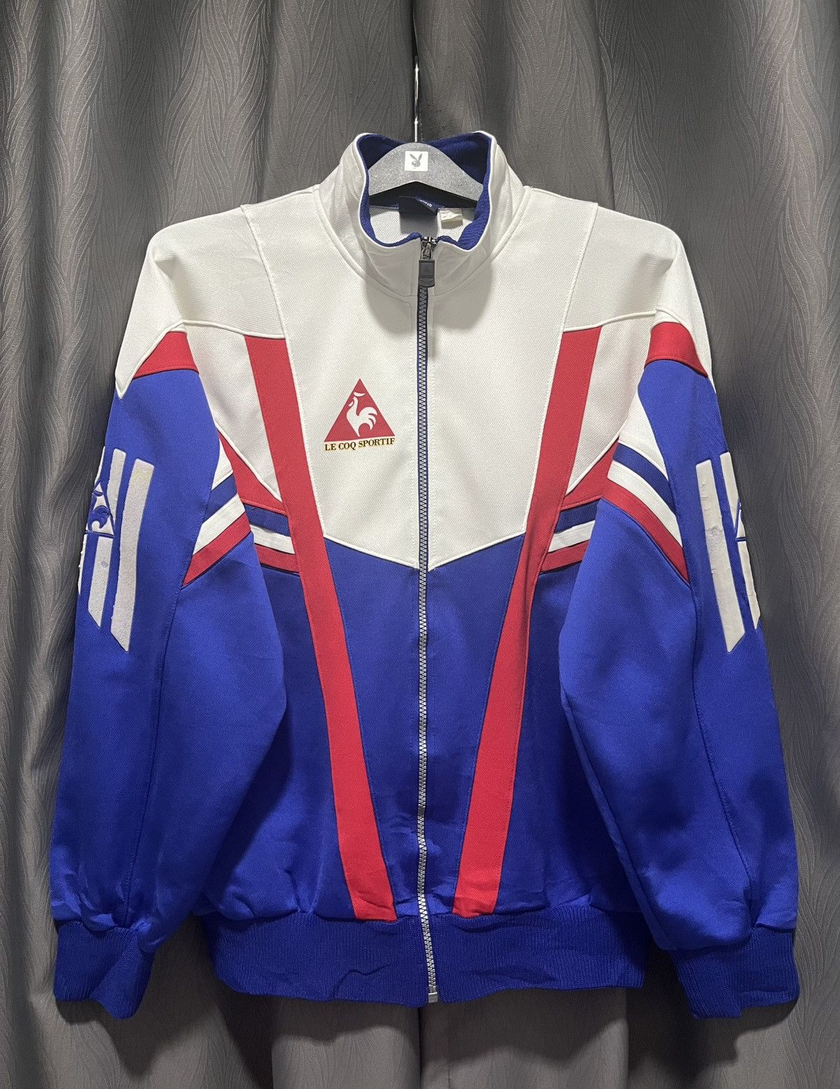 Le Coq Sportif Vintage 90s Le coq Sportif Multicoloured Track Top Jacket Size US L / EU 52-54 / 3 - 1 Thumbnail