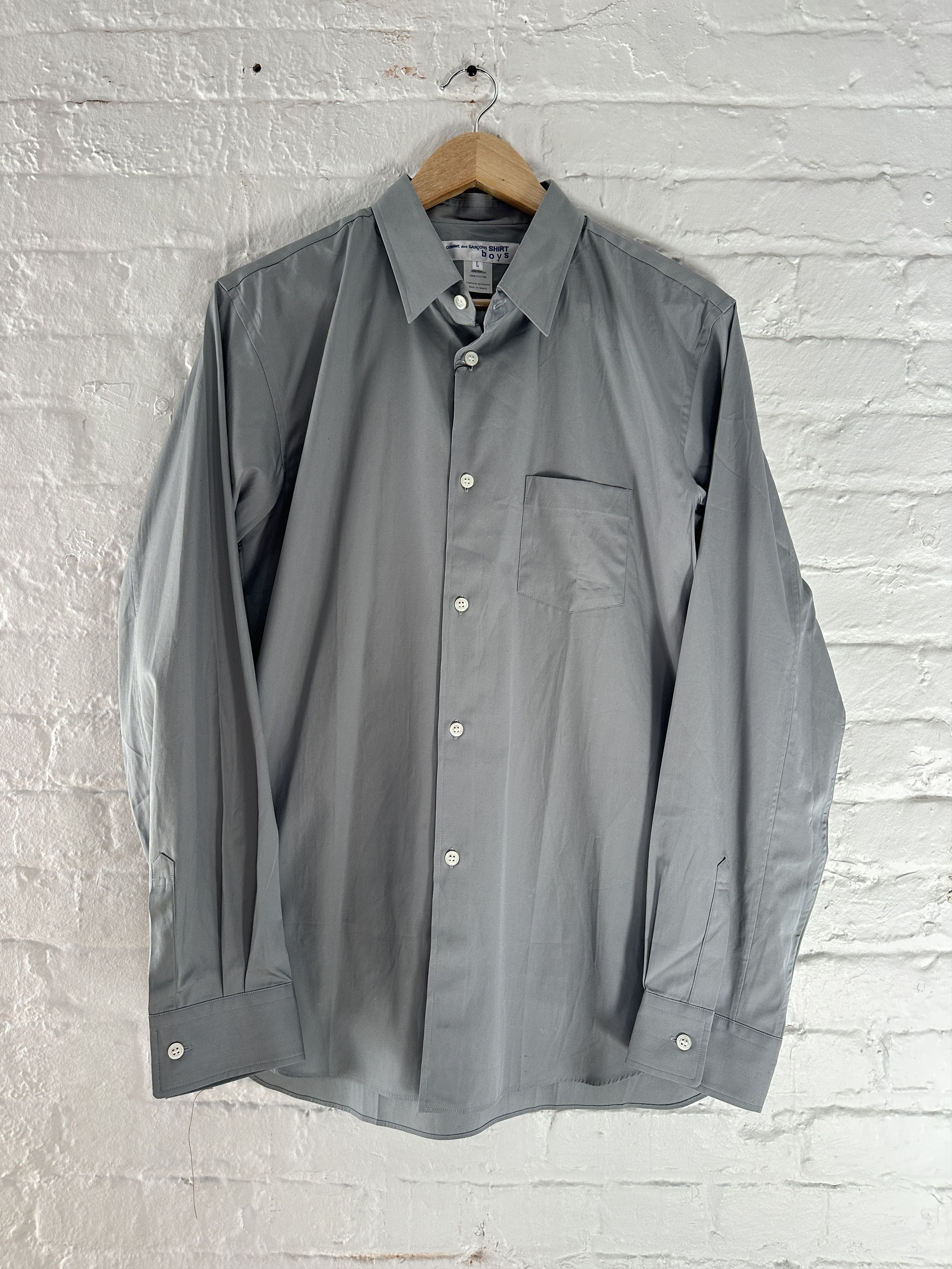 Comme des Garcons Comme des Garcons SHIRT boy Logo Button Up Shirt Size US M / EU 48-50 / 2 - 3 Thumbnail