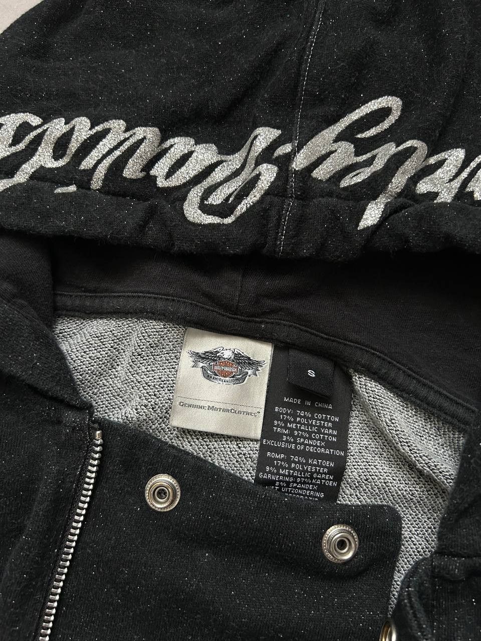 Harley Davidson Harley-Davidson 1/4 zip Hoodie Size S / US 4 / IT 40 - 5 Thumbnail