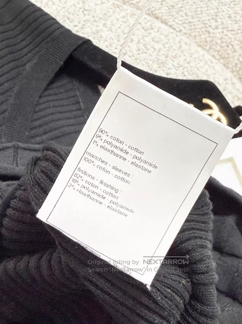 Chanel Chanel Logo waffl textured knitted dress Size XXS / US 00 / IT 34 - 6 Thumbnail