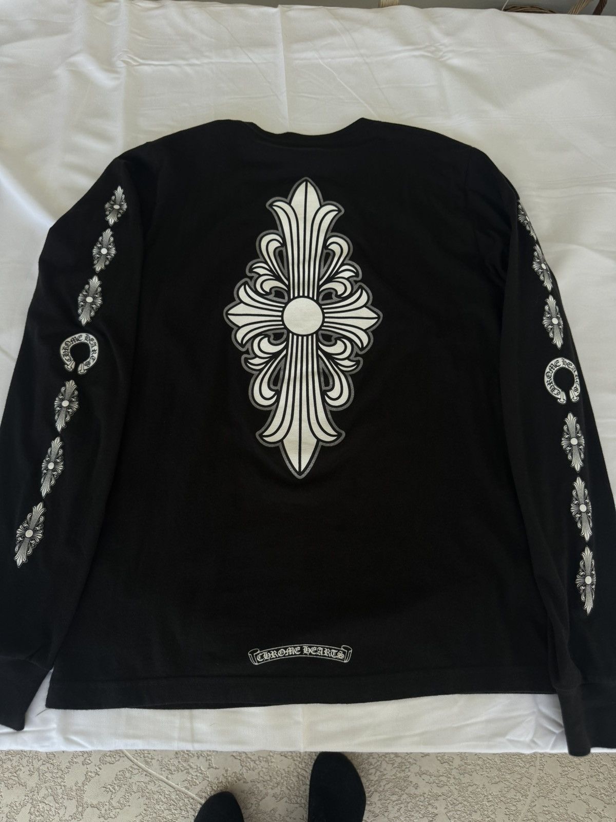 Chrome Hearts Chrome heart floral cross long sleeve Size US M / EU 48-50 / 2 - 3 Thumbnail
