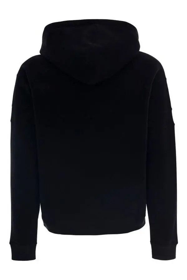Saint Laurent Paris o1bcso1str1124 Laced Raglan Hoodie in Black Size US XS / EU 42 / 0 - 2 Thumbnail