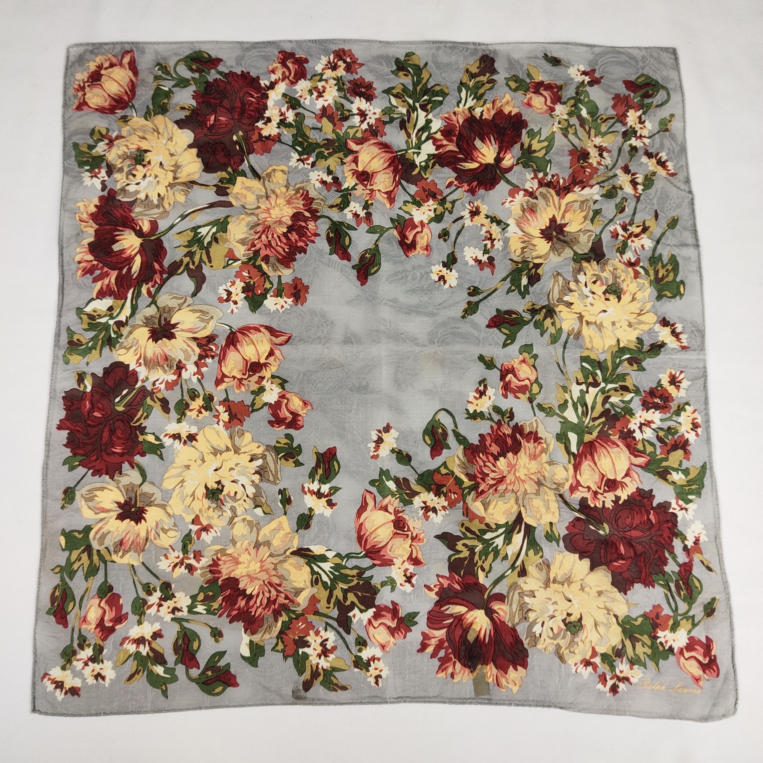 Ralph Lauren × Vintage Ralph Lauren Handkerchief / Neckerchief / Bandana FZ283 Size ONE SIZE - 3 Thumbnail