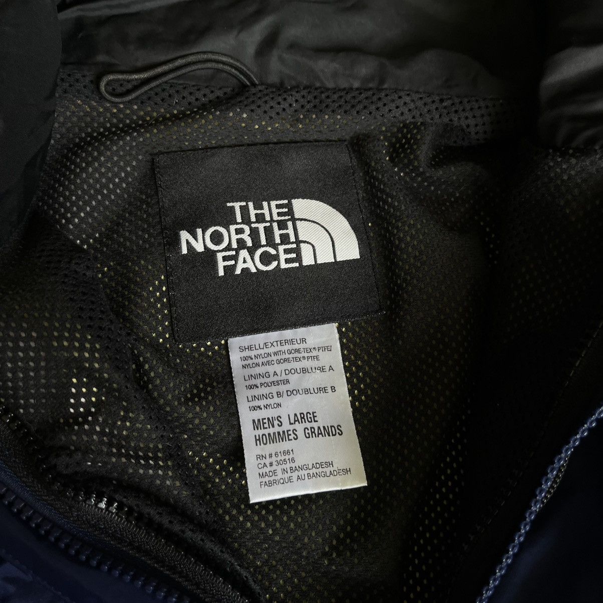Goretex × The North Face × Vintage Vintage 90s The North Face Gore-Tex Blue Black Parka Jacket Size US L / EU 52-54 / 3 - 10 Thumbnail