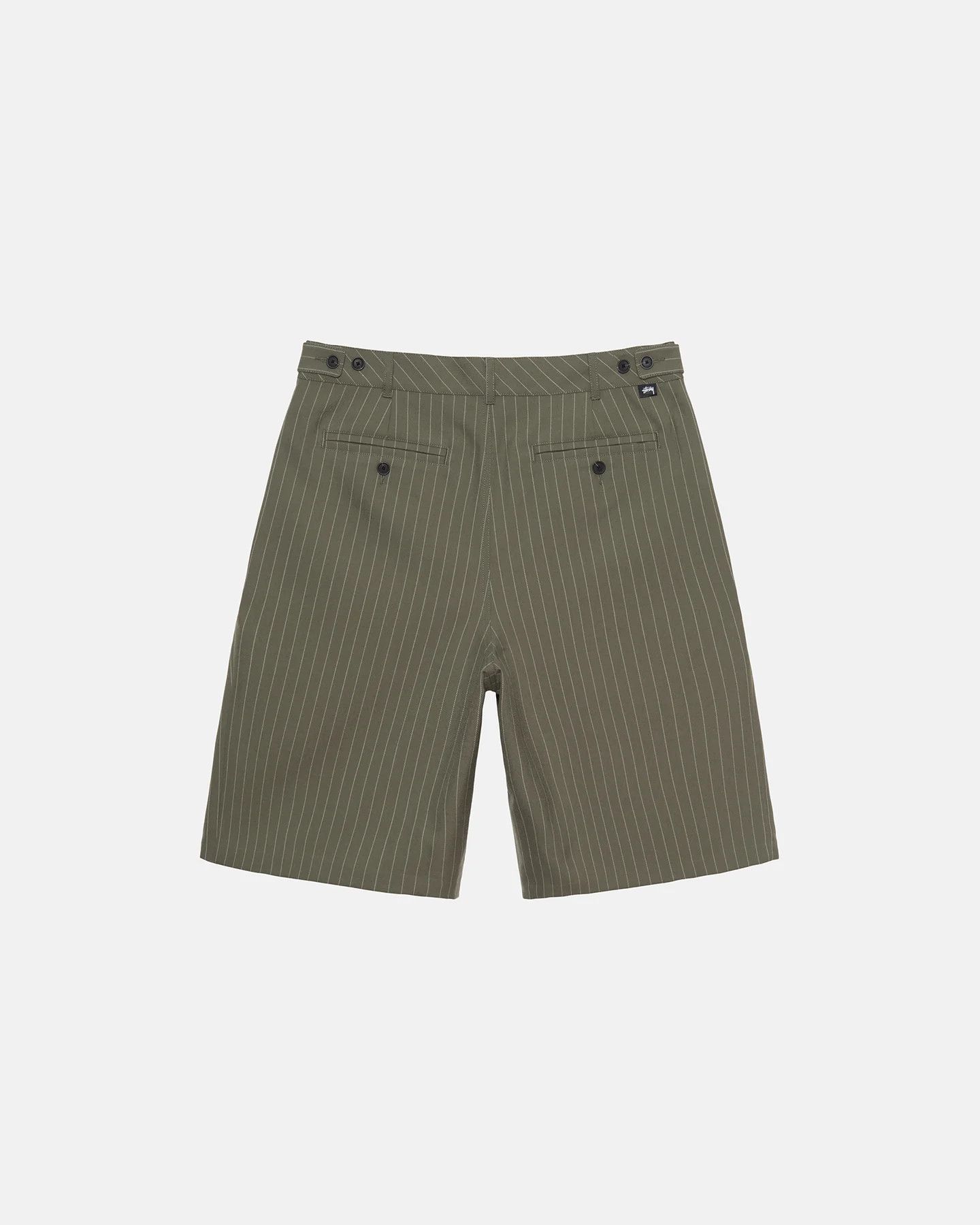 Stussy Volume Pleated Short Stripe | Grailed