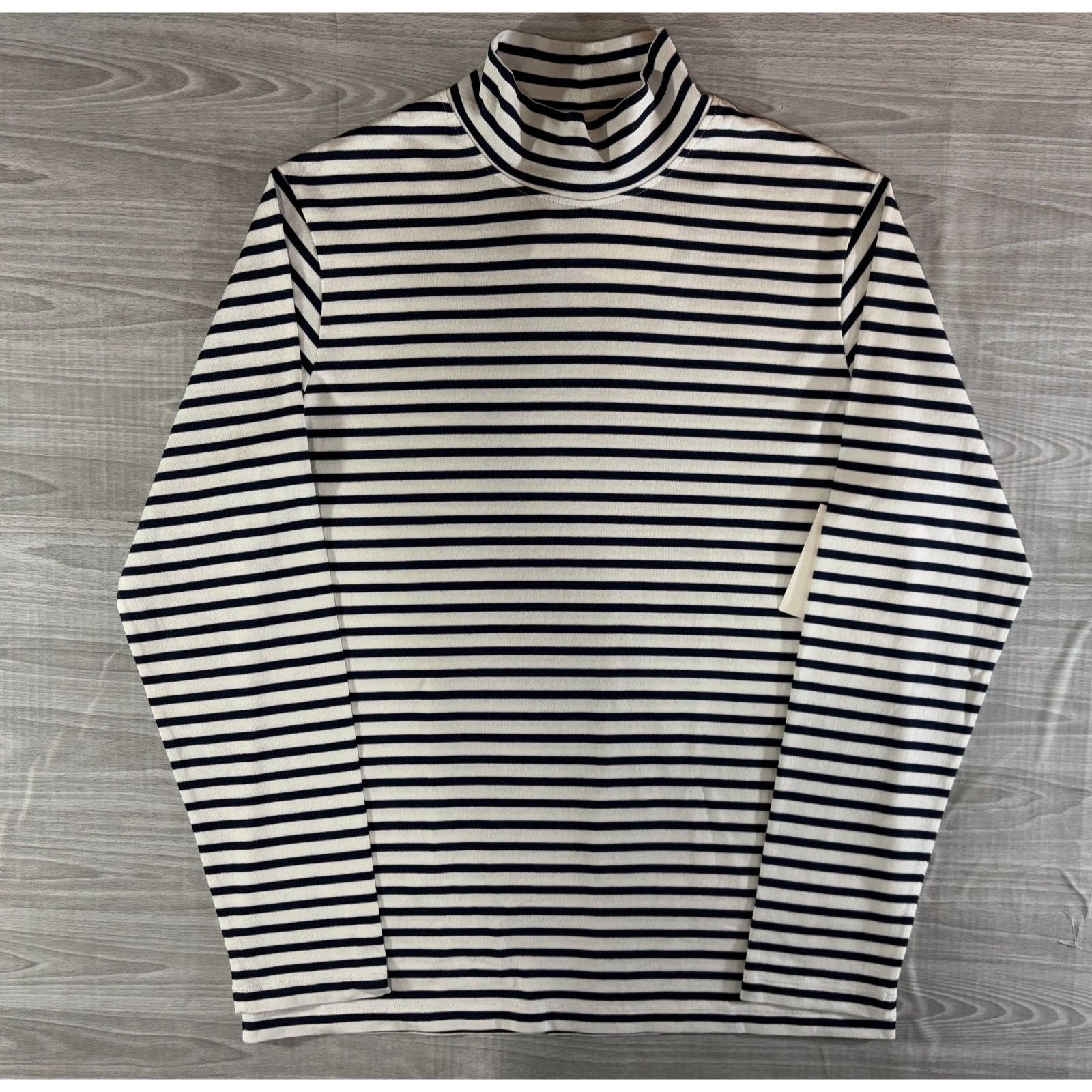 Mr P. Mr P Stripe Turtleneck Nautical pullover jersey size M color Size US M / EU 48-50 / 2 - 1 Thumbnail