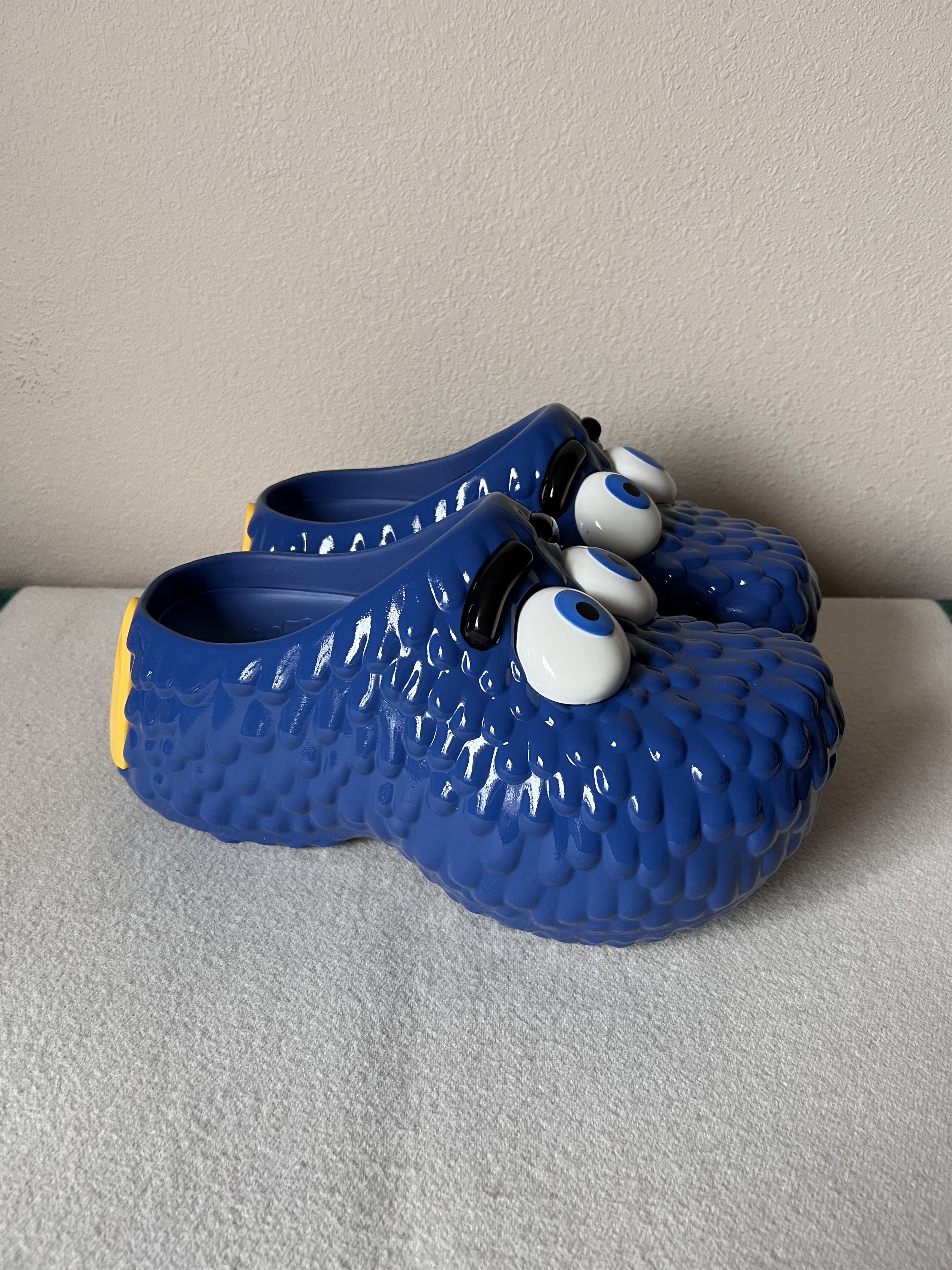 Pre-owned Grailed Kerwin Frost Mcdonalds Fry Guy Slip Ons Shoes In Bright Cobalt