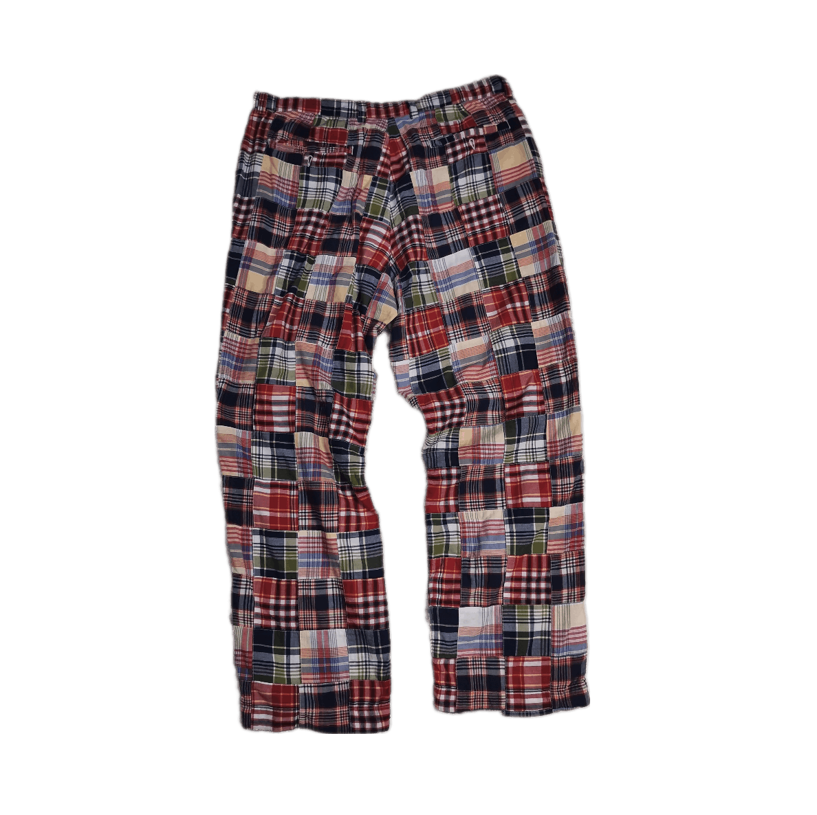 J.Crew 90s Indian Plaid Baggy Patchwork Pants Multicolor Rare Size US 36 / EU 52 - 1 Thumbnail